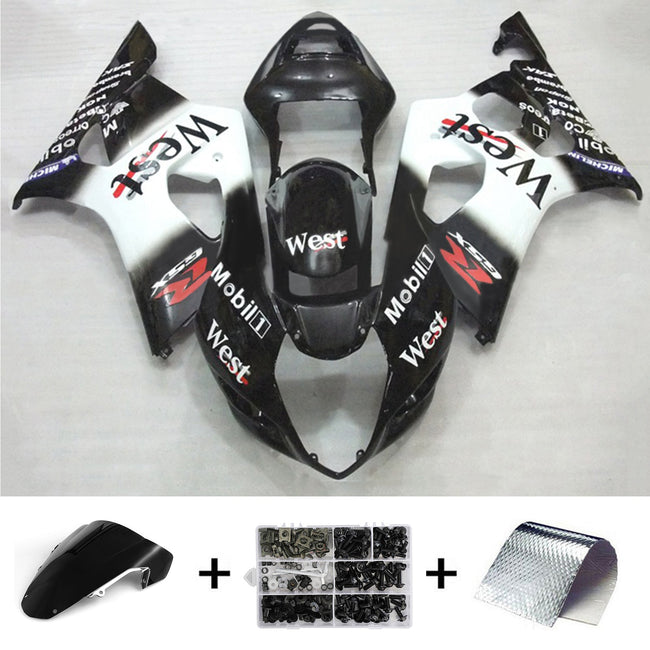 2003-2004 Suzuki GSXR1000 K3 Injection Fairing Kit Bodywork Plastic ABS#128