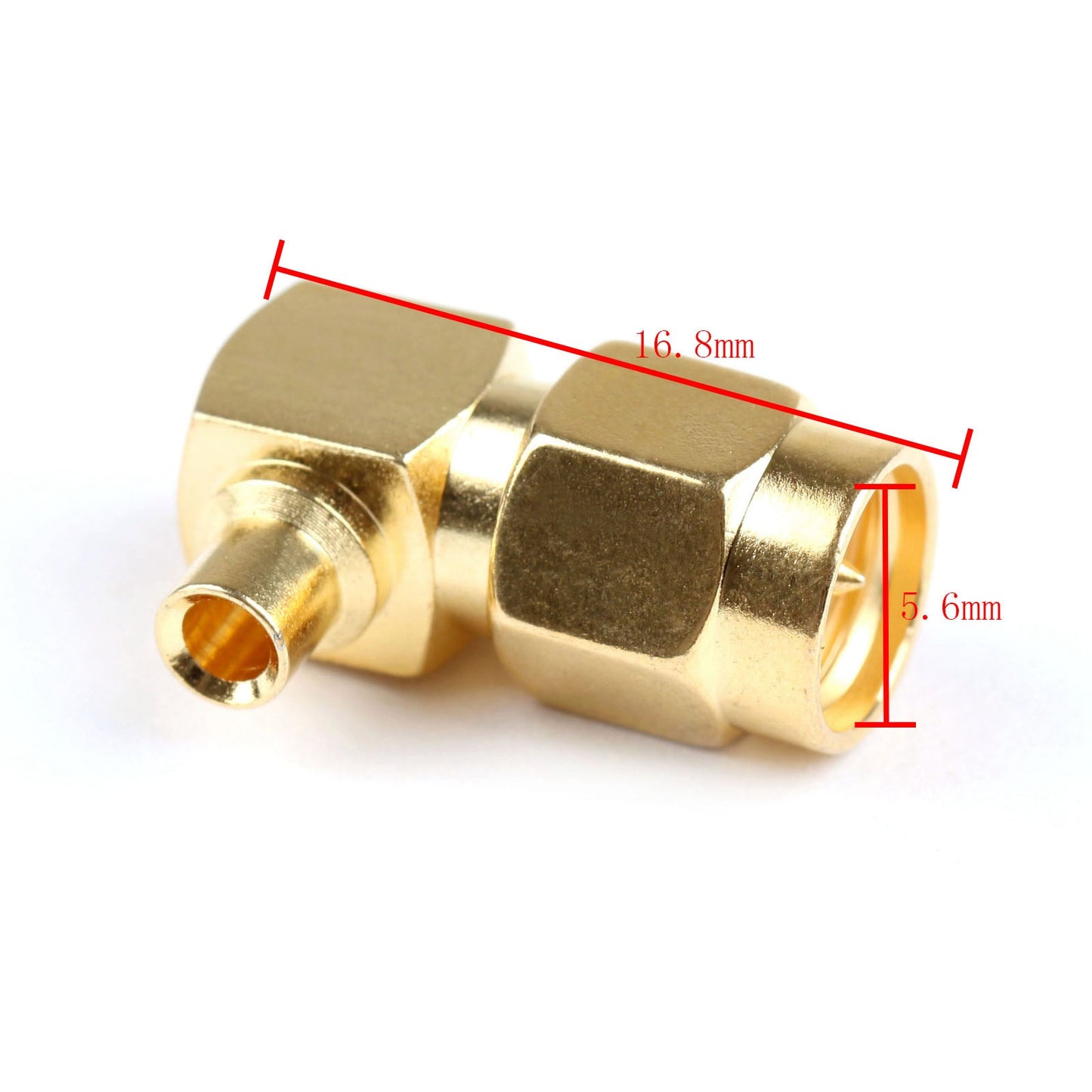 For RG405 Cable 10Pcs 90 Degree SMA Male Plug Right Angle RF Connector Solder
