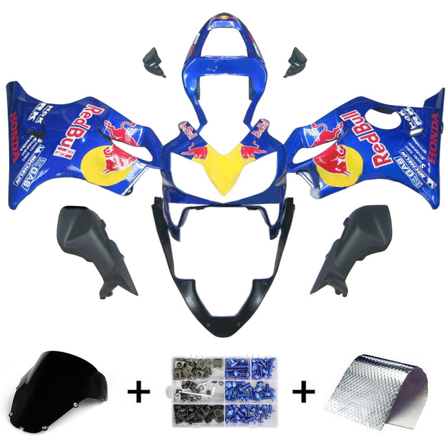 2001-2003 Honda CBR600 F4i Injection Fairing Kit Bodywork Plastic ABS #101