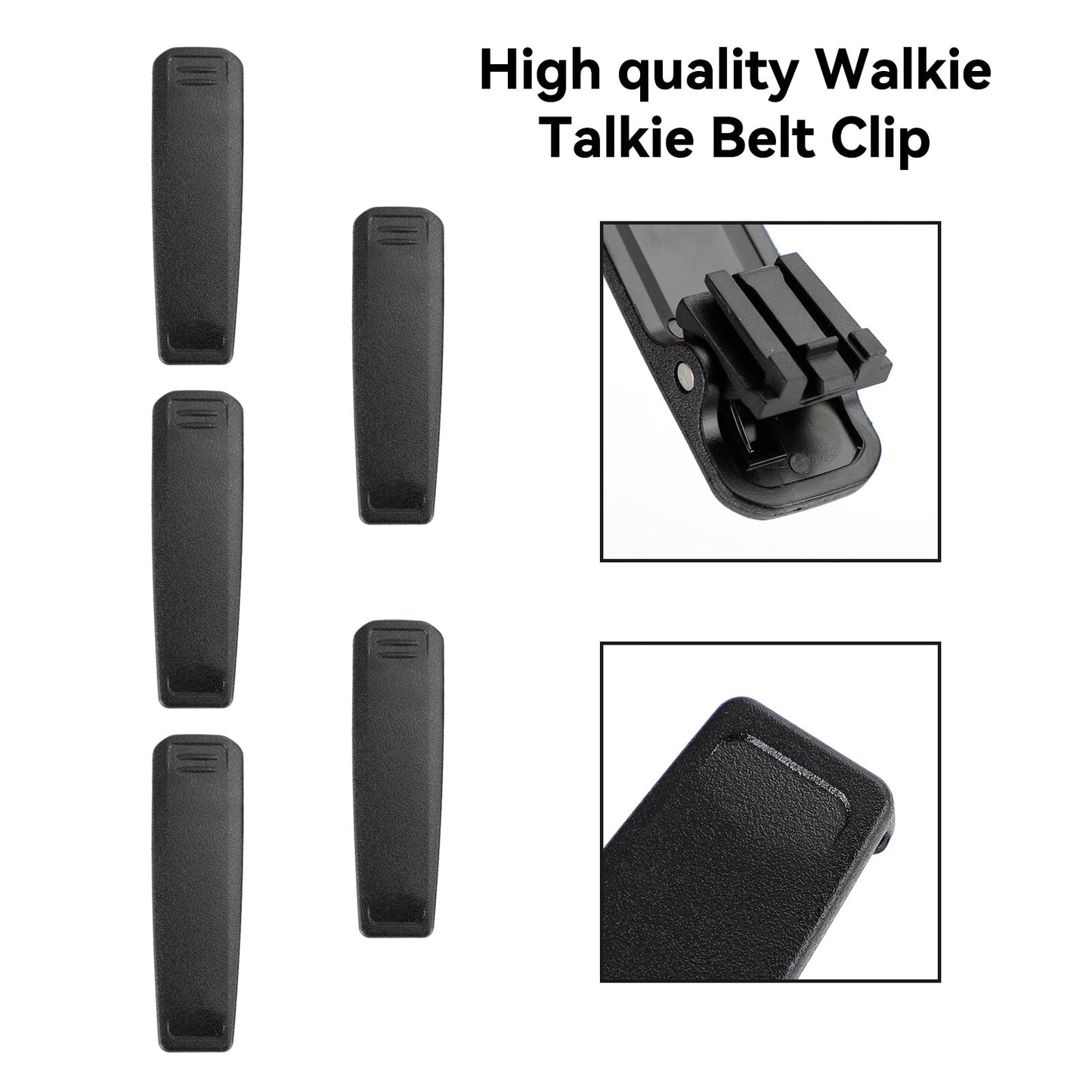 Back Pocket Clip Belt Clip Fit For IC-F29SR IC-M25 F3400D F7010 Walkie Talkie