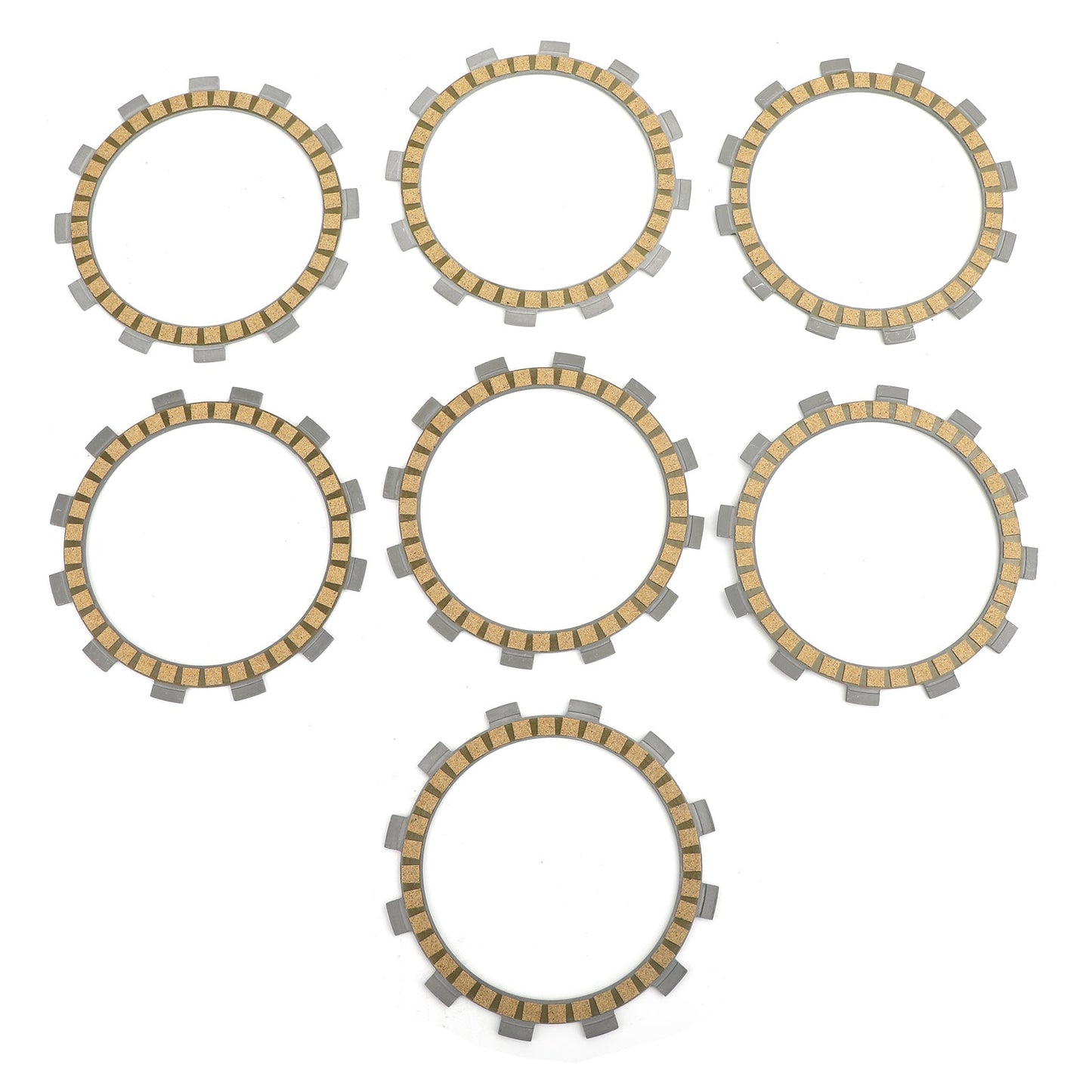 Clutch Plate Kit - Friction Plates For Yamaha YZ125 B/D TDR250/Z/R TDR240 WR250R RX/RY/XX/XY R1Z350/250