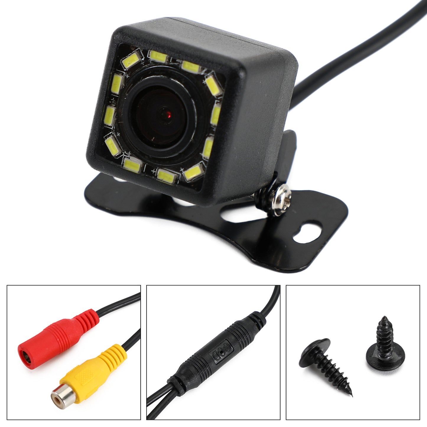 150º Dynamic Trajectory Car Rear View Reverse Backup Parking Camera Night View