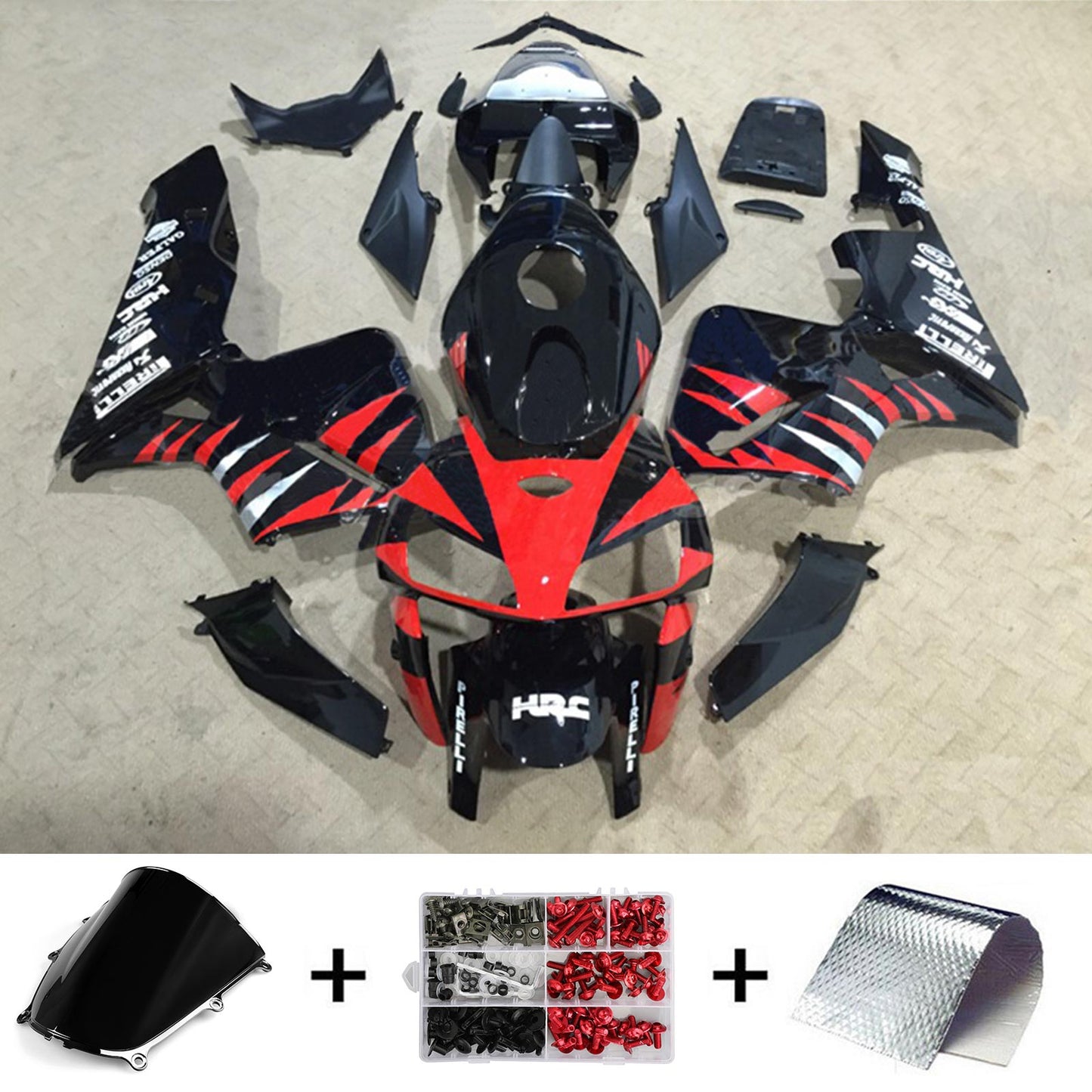 2005-2006 Honda CBR600RR F5 Injection Fairing Kit Bodywork Plastic ABS#253