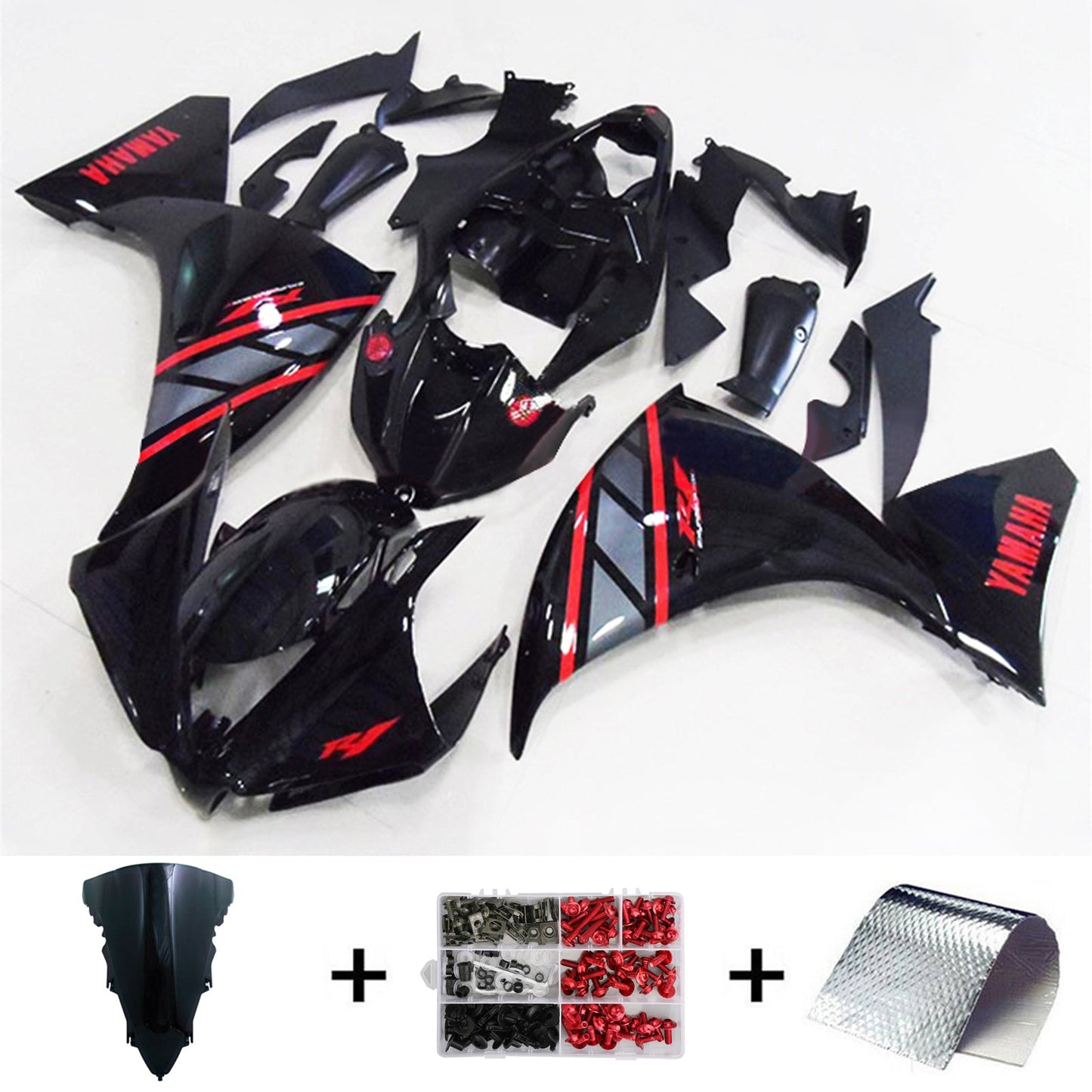 2009-2011 Yamaha YZF 1000 R1 Injection Fairing Kit Bodywork Plastic ABS#164