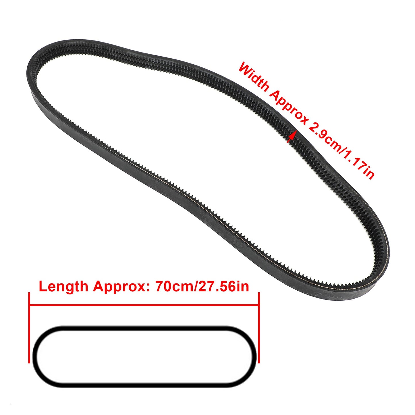 6736775 Drive Belt For Bobcat Loader 753 S130 S150 S160 S175 S185 S205 T140