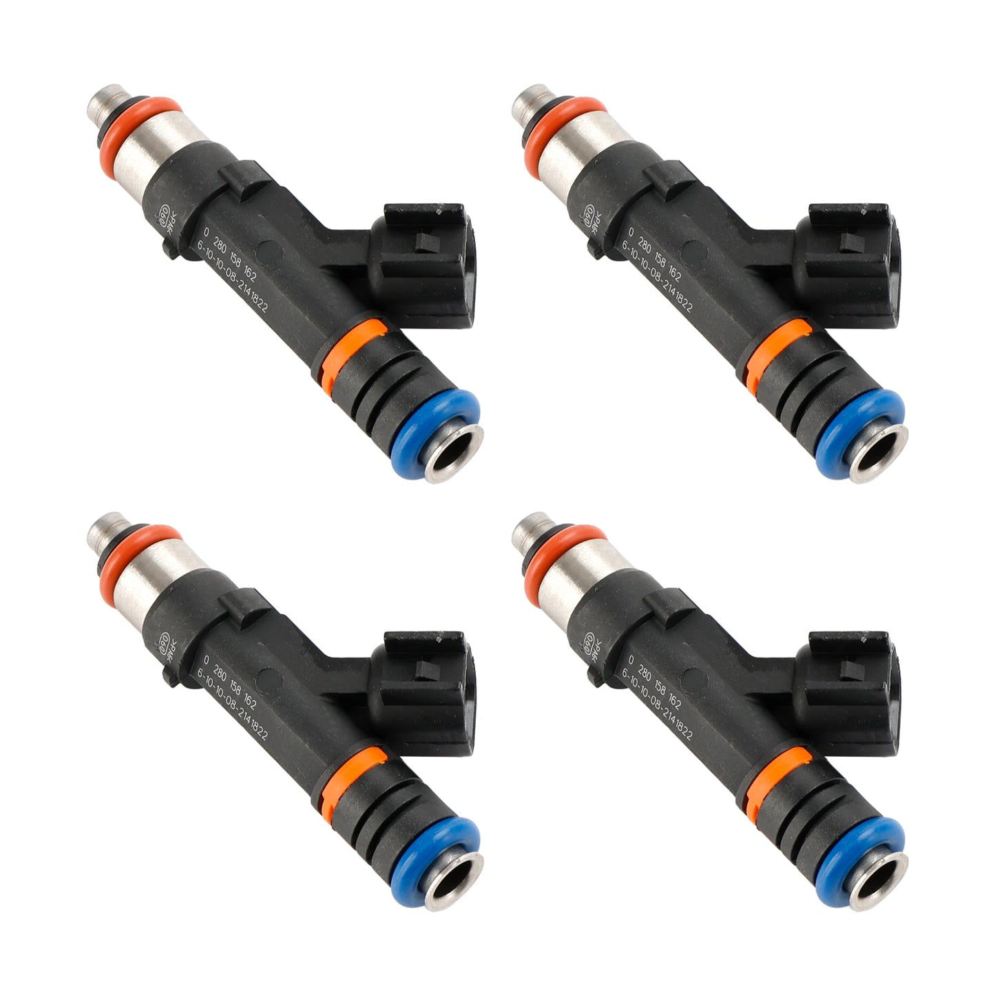 4PCS Fuel Injector 0280158162 Fit Ford Escape Fusion Fit Mercury Mariner 2.5 l4