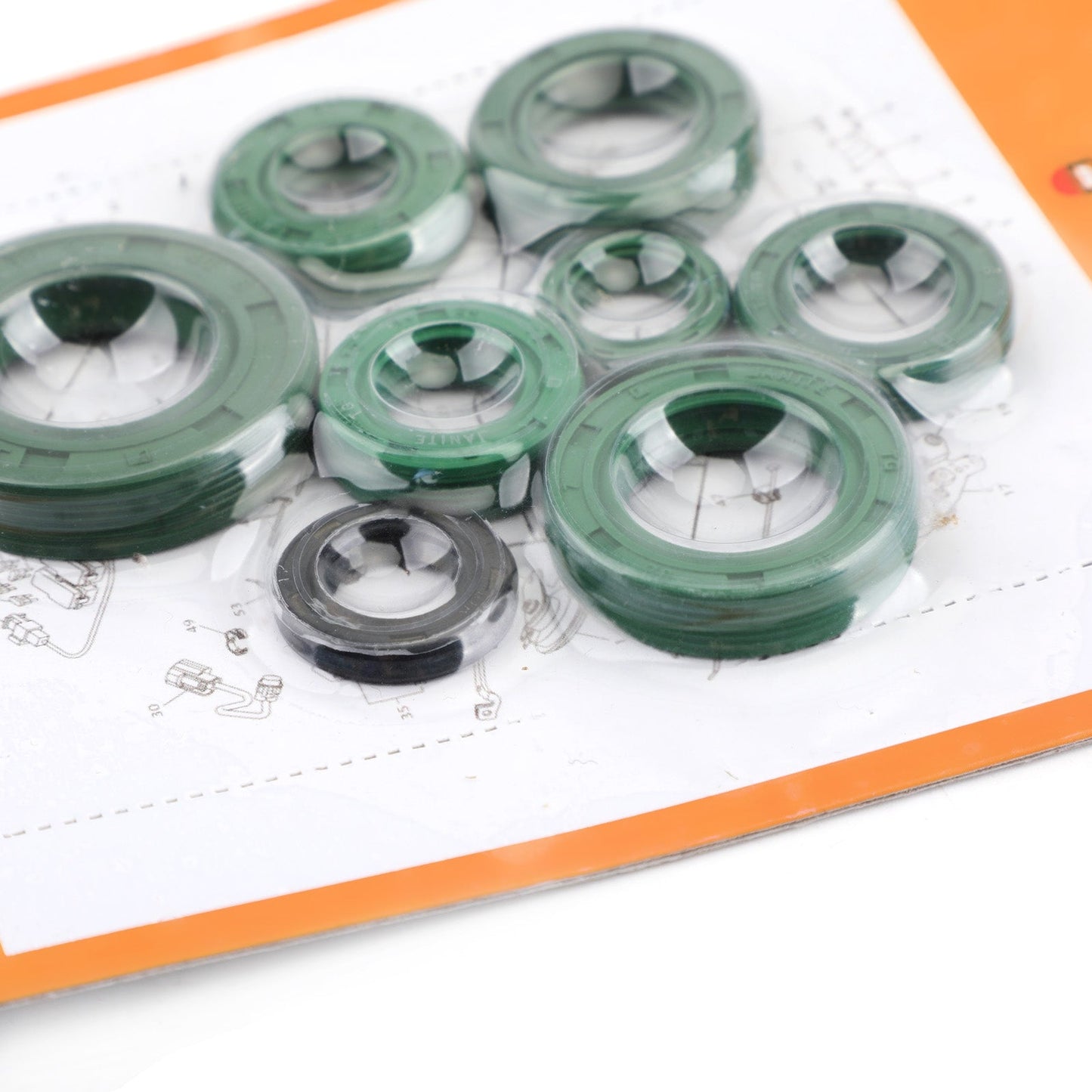 8pcs Engine Oil Seal Kit for Honda CR80R Expert 86-2002 CR85R Expert 03-2007