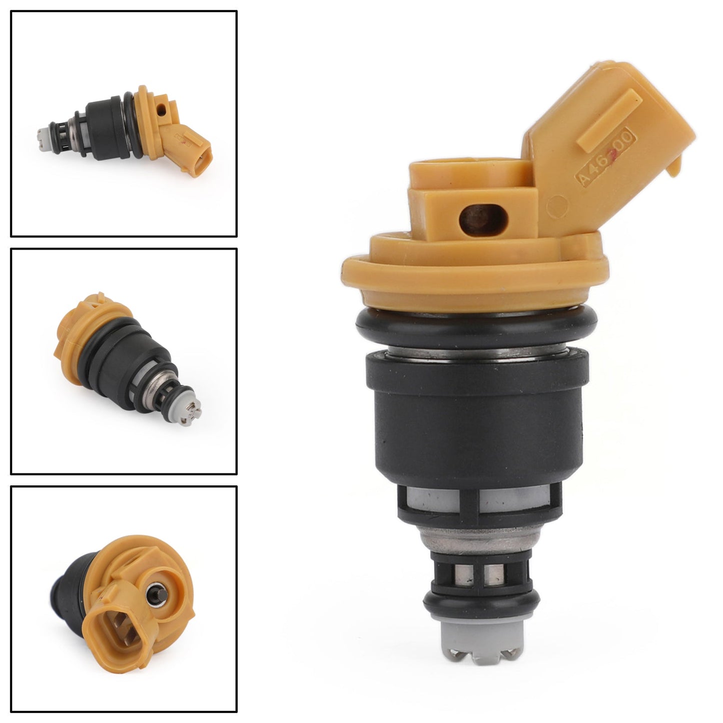 1Pcs 550cc Yellow Side Fuel Injectors 16600AA170 For Sti WRX GC8 16600-AA170