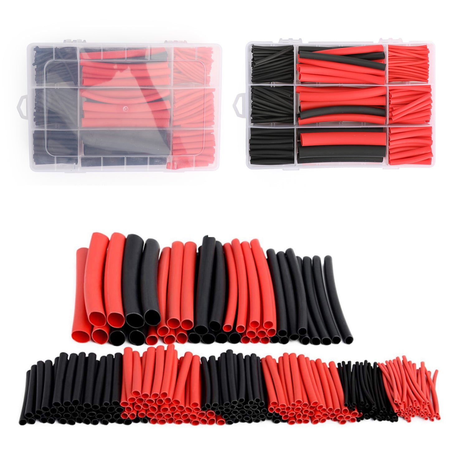 270PCS 3:1 Waterproof Dual Wall Adhesive Heat Shrink Insulation Shrinkable Tube Wire Cable Sleeve Kit Waterproof