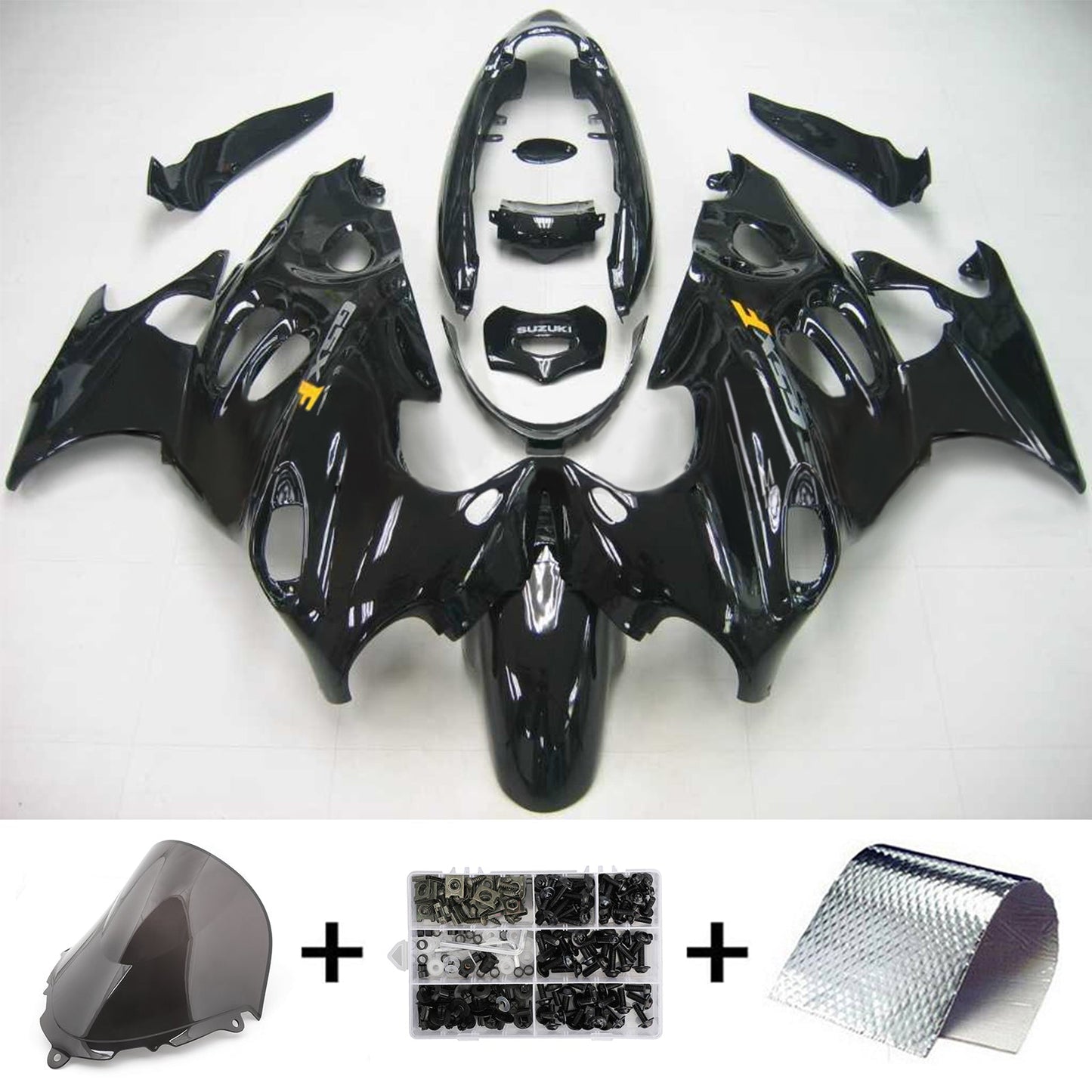 2005-2006 Suzuki Katana GSXF600 GSXF750 Amotopart Injection Fairing Kit Bodywork #112