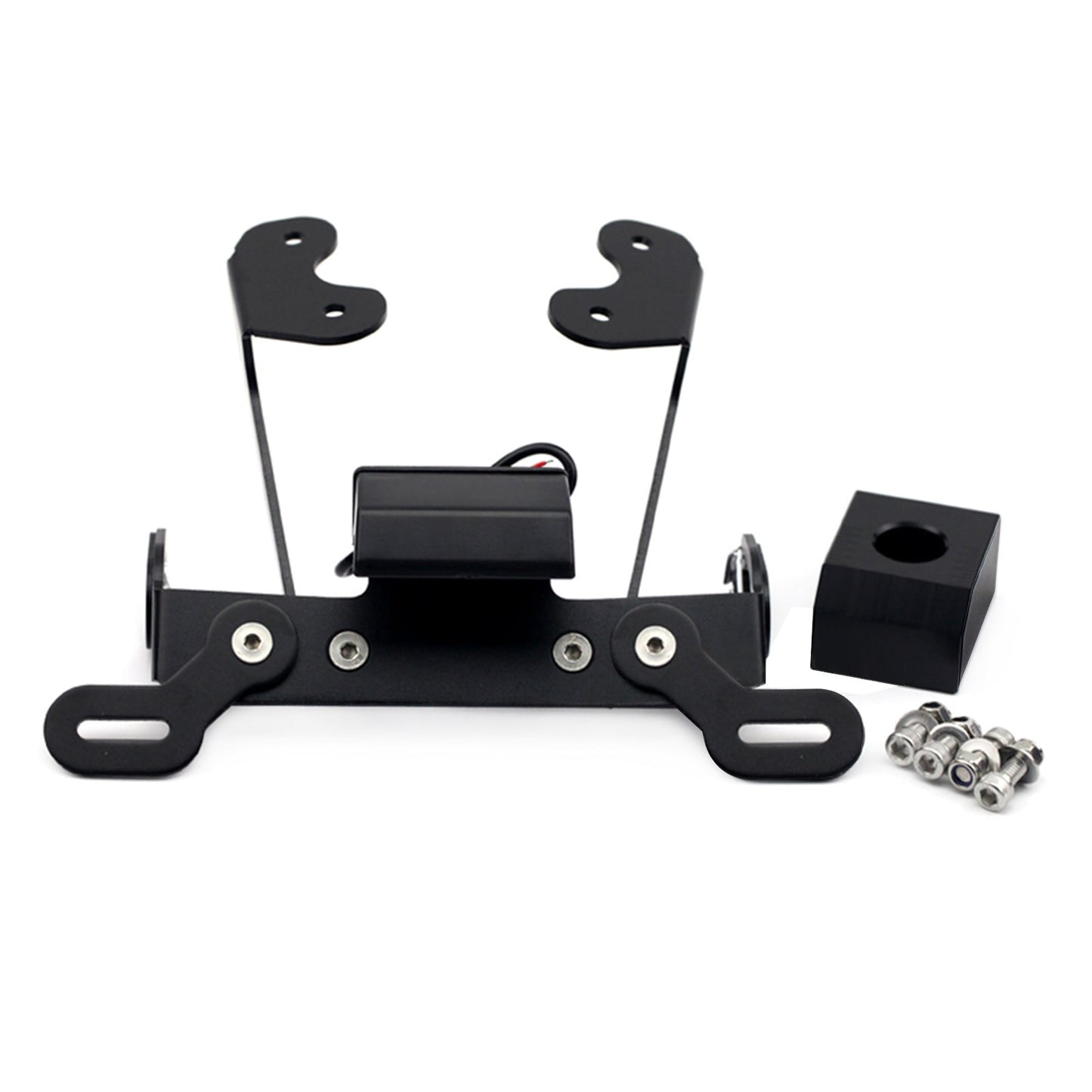 License Plate Bracket For Yamaha MT-09 FZ-09 17-20 BLK