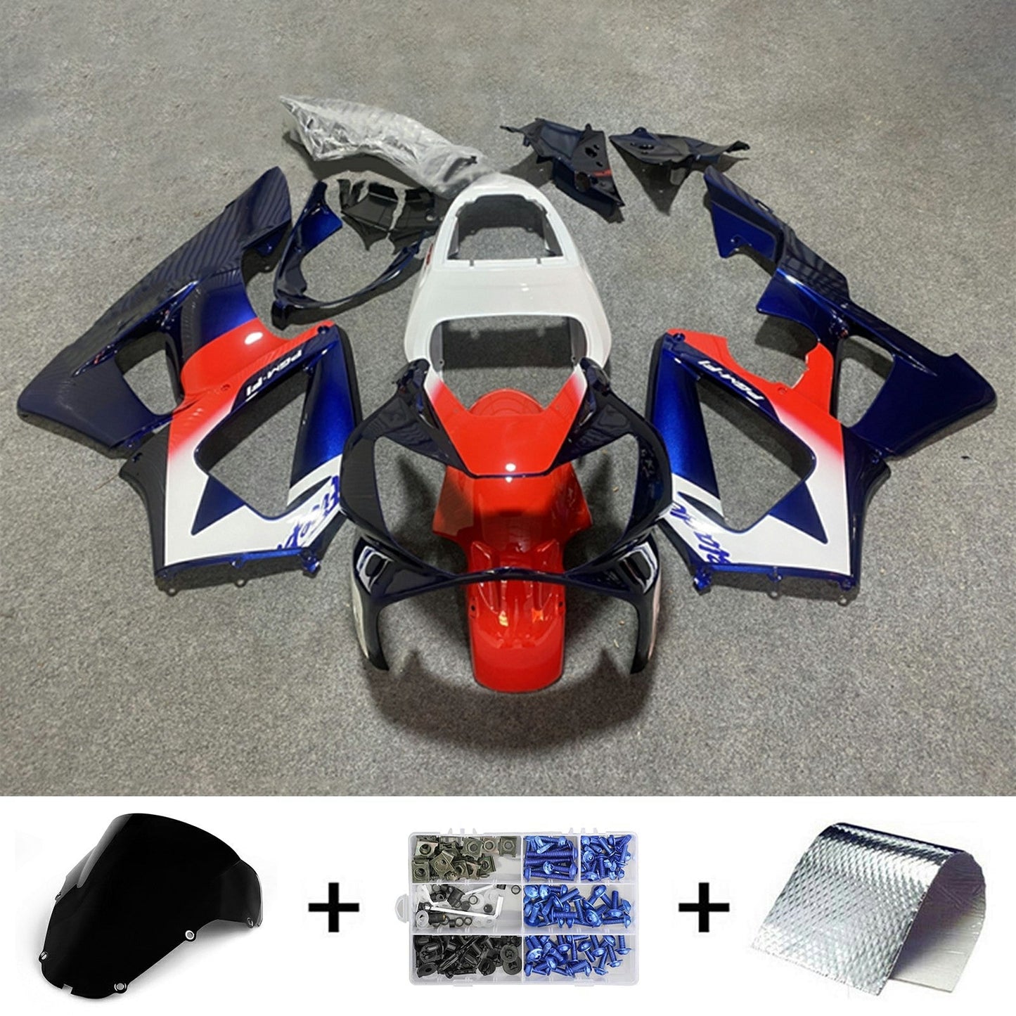 2000-2001 Honda CBR929RR Injection Fairing Kit Bodywork Plastic ABS#138