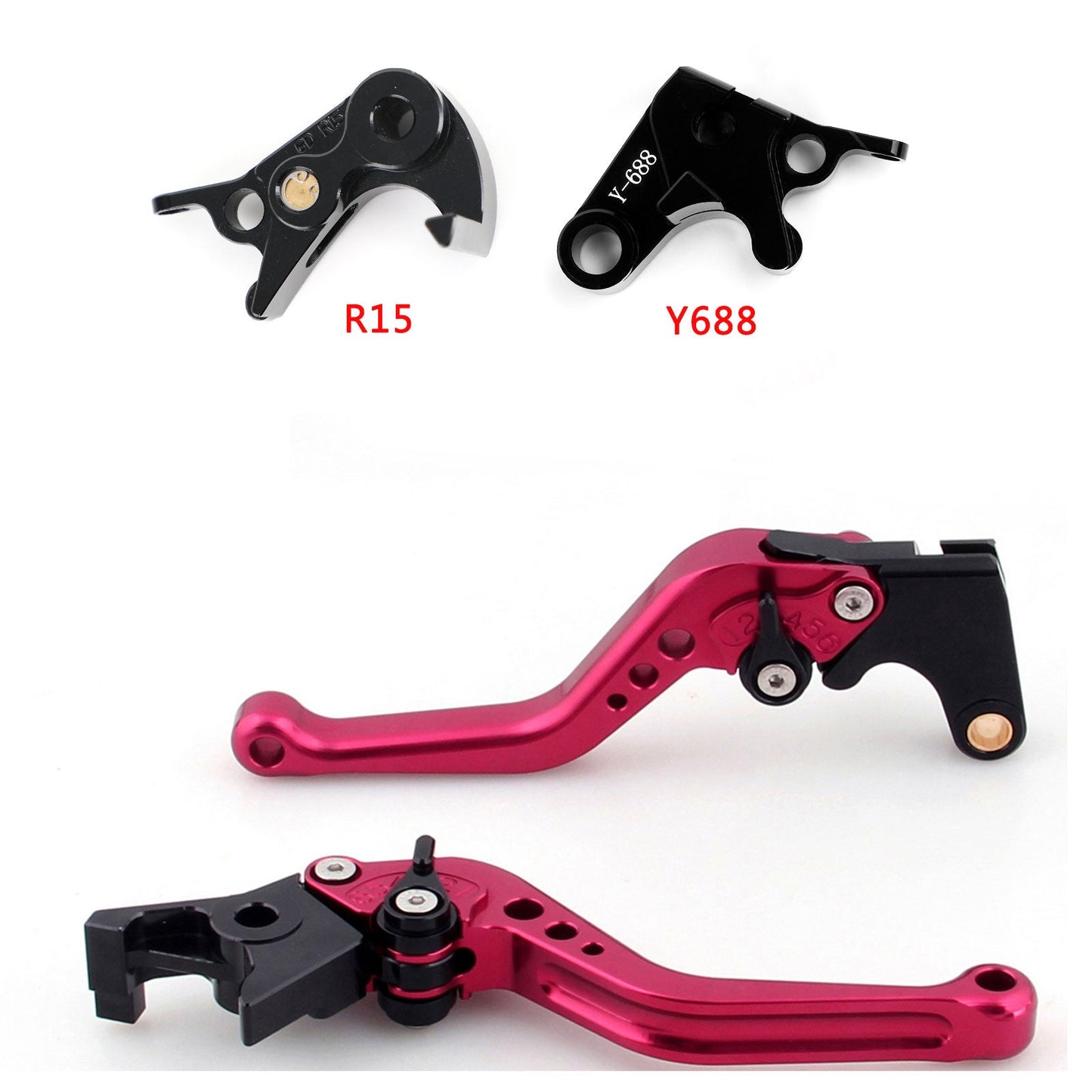 Short Clutch Brake Lever fit for Yamaha MT-09 Tracer 900/GT 21-22 YZF R6 17-20