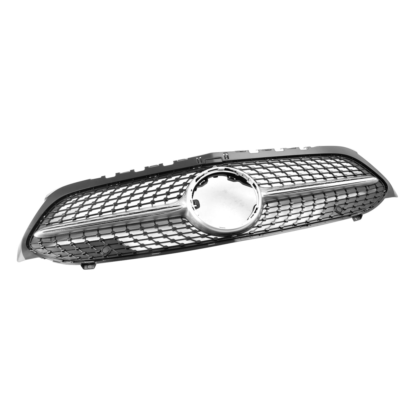 2019-2023 Benz A-Class W177 Diamond Front Bumper Grill Grille Black