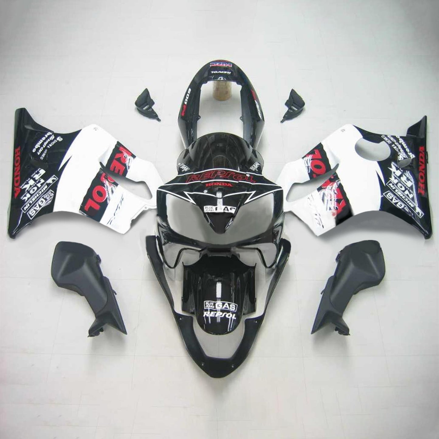 2004-2007 Honda CBR600 F4i Amotopart Injection Fairing Kit Bodywork Plastic ABS #118