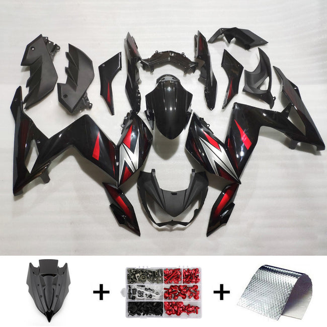 2015-2016 Kawasaki Z250 Z300 Injection Fairing Kit Bodywork Plastic ABS#110