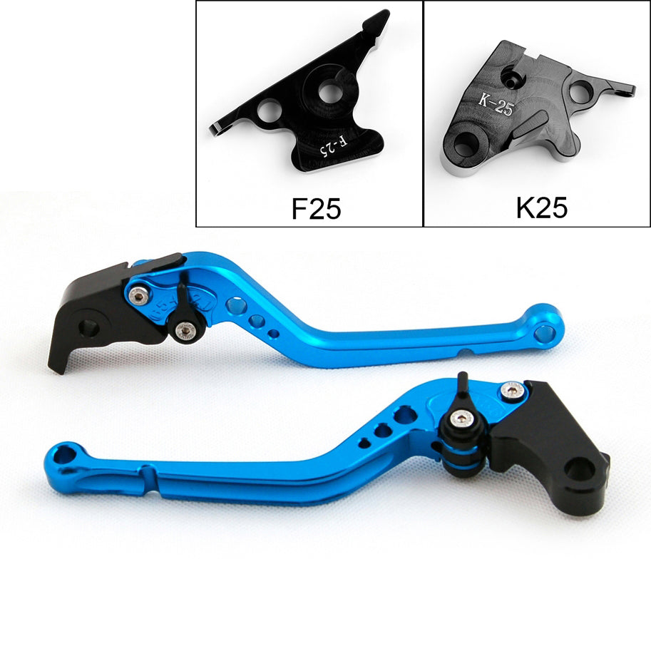 Long Brake Clutch Levers Fit For Kawasaki NINJA 250R 2008-2012 Black