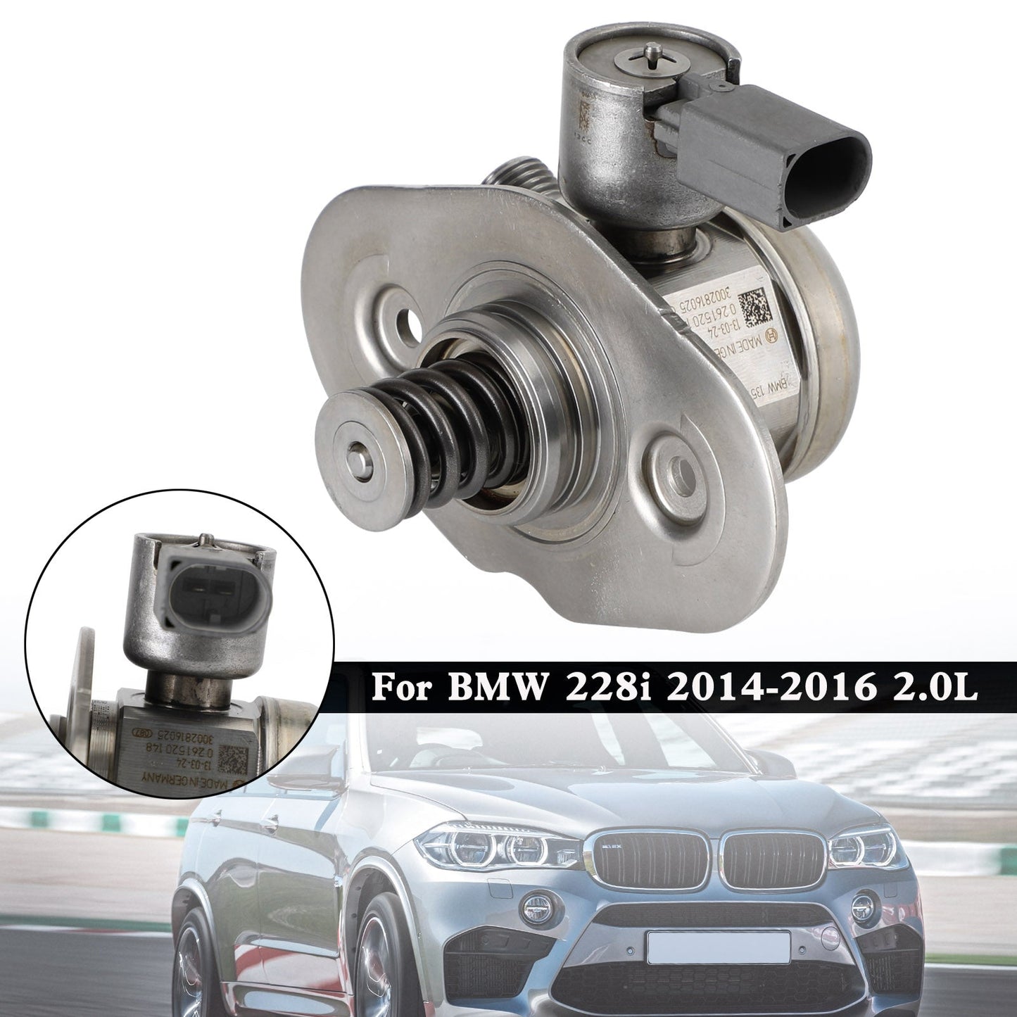 2015-2017 BMW X4 / 2014-2016 228i 2.0L 13517584461 323-59462 High Pressure Fuel Pump