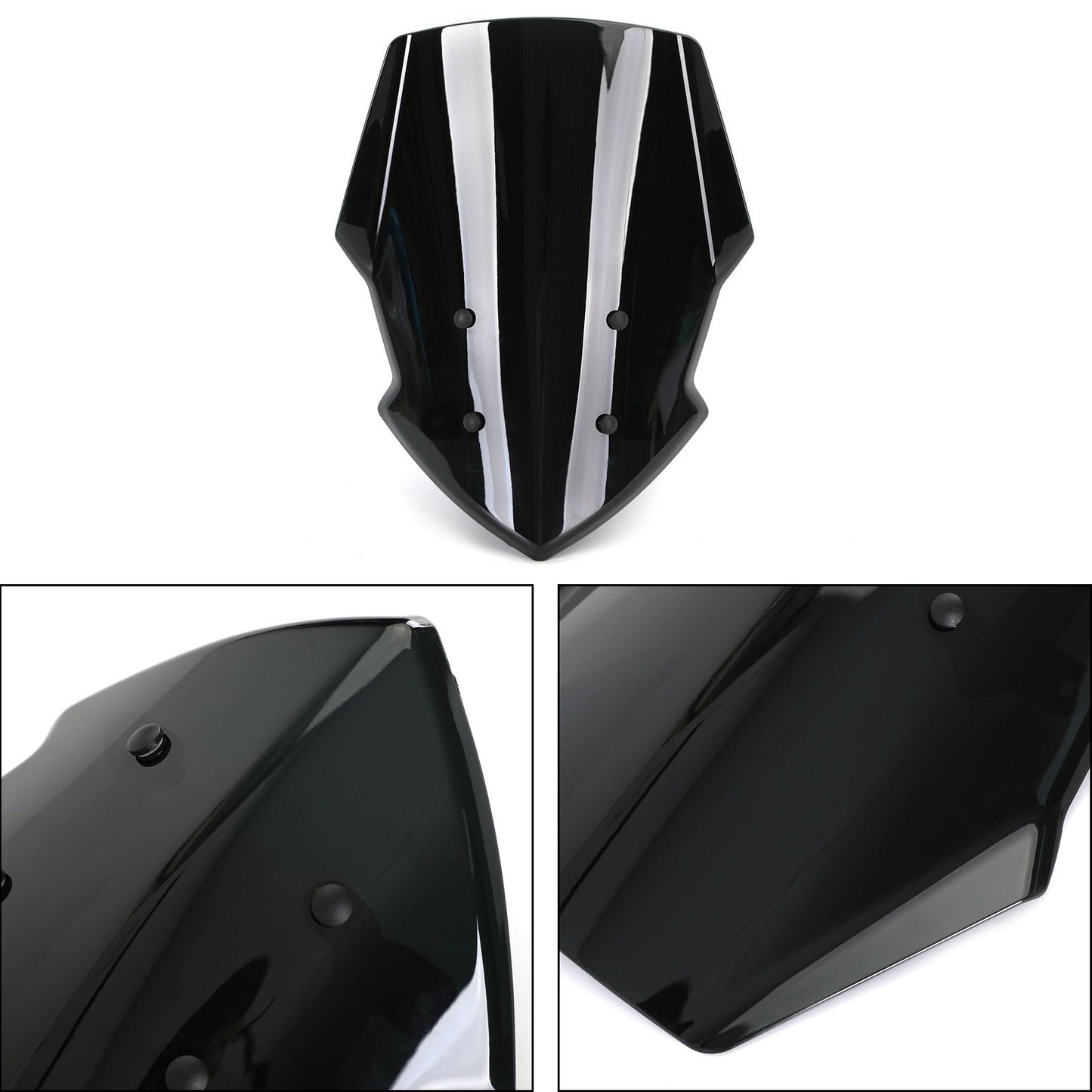 ABS Plastic Motorcycle Windshield WindScreen for Yamaha MT-15 2018-2020