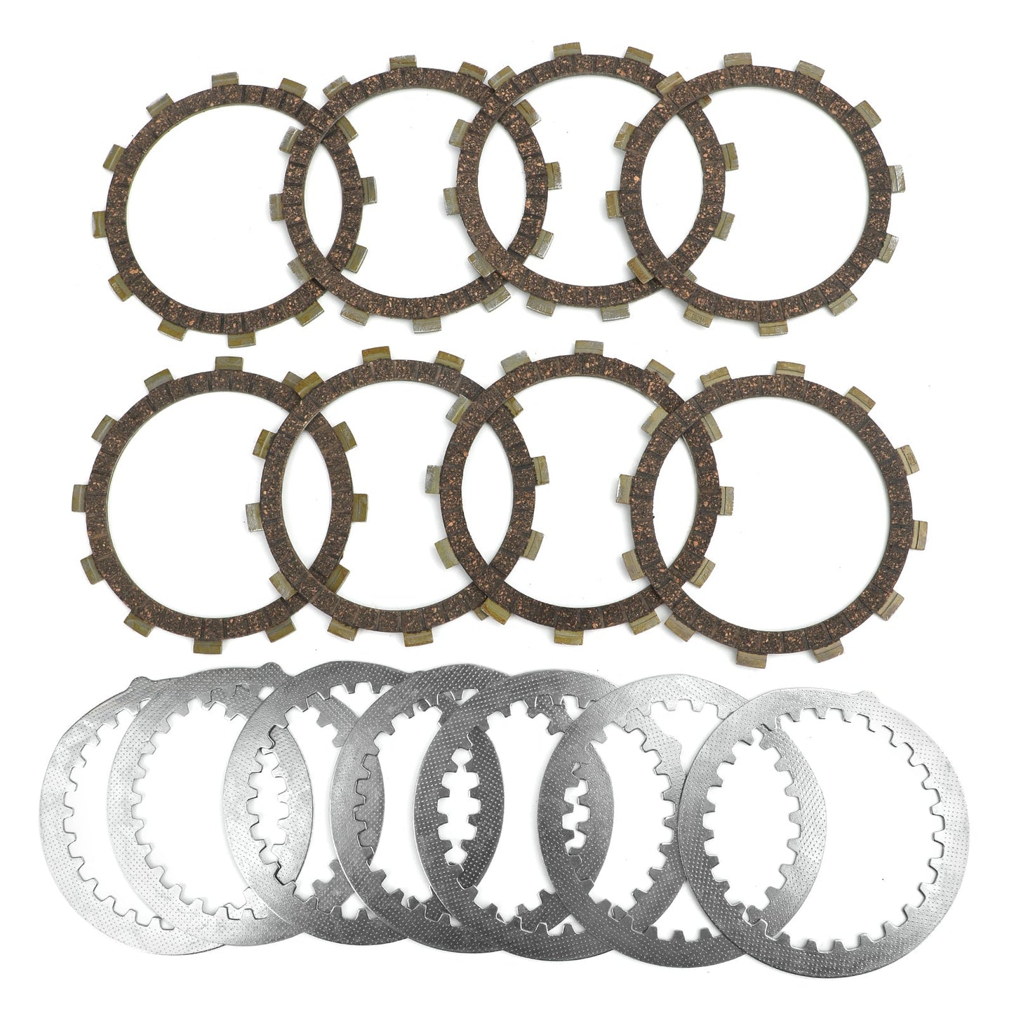 Clutch Plate Kit - Friction & Steel Plates For Yamaha XJ600 XS500B/C/D/E FZ600 YX600 Radian