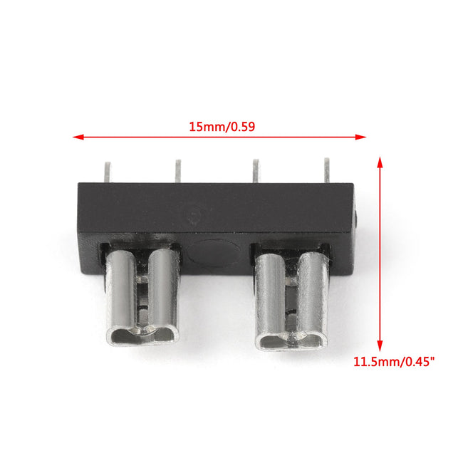 10Pcs SL-506P Mini Blade Fuse Holder Auto Automotive Boat 32V For PCB Board