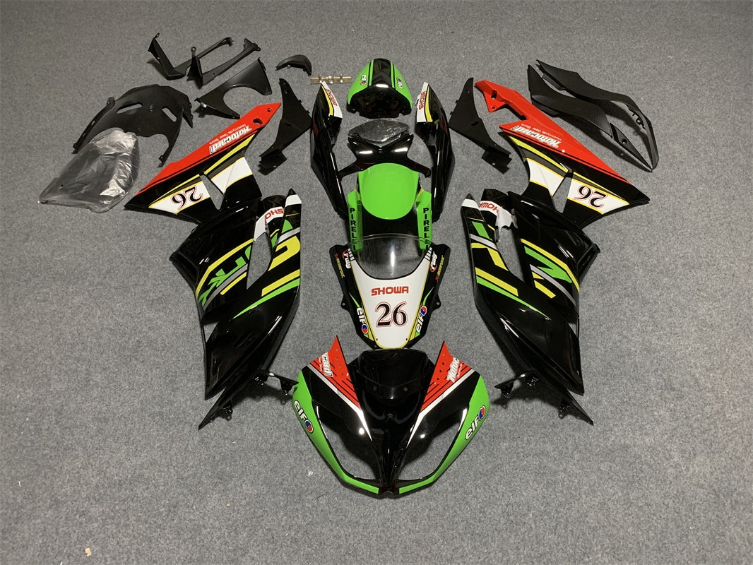 2009-2012 Kawasaki ZX6R 636 Injection Fairing Kit Bodywork Plastic ABS #140