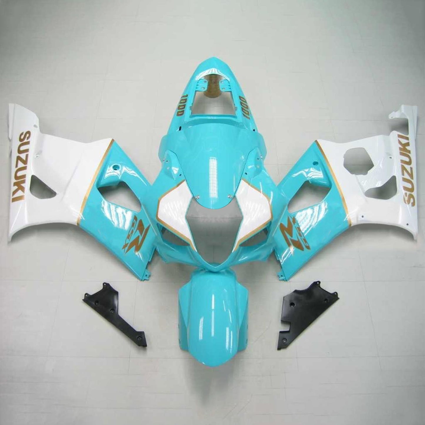 2003-2004 Suzuki GSXR1000 K3 Amotopart Injection Fairing Kit Bodywork Plastic ABS #120