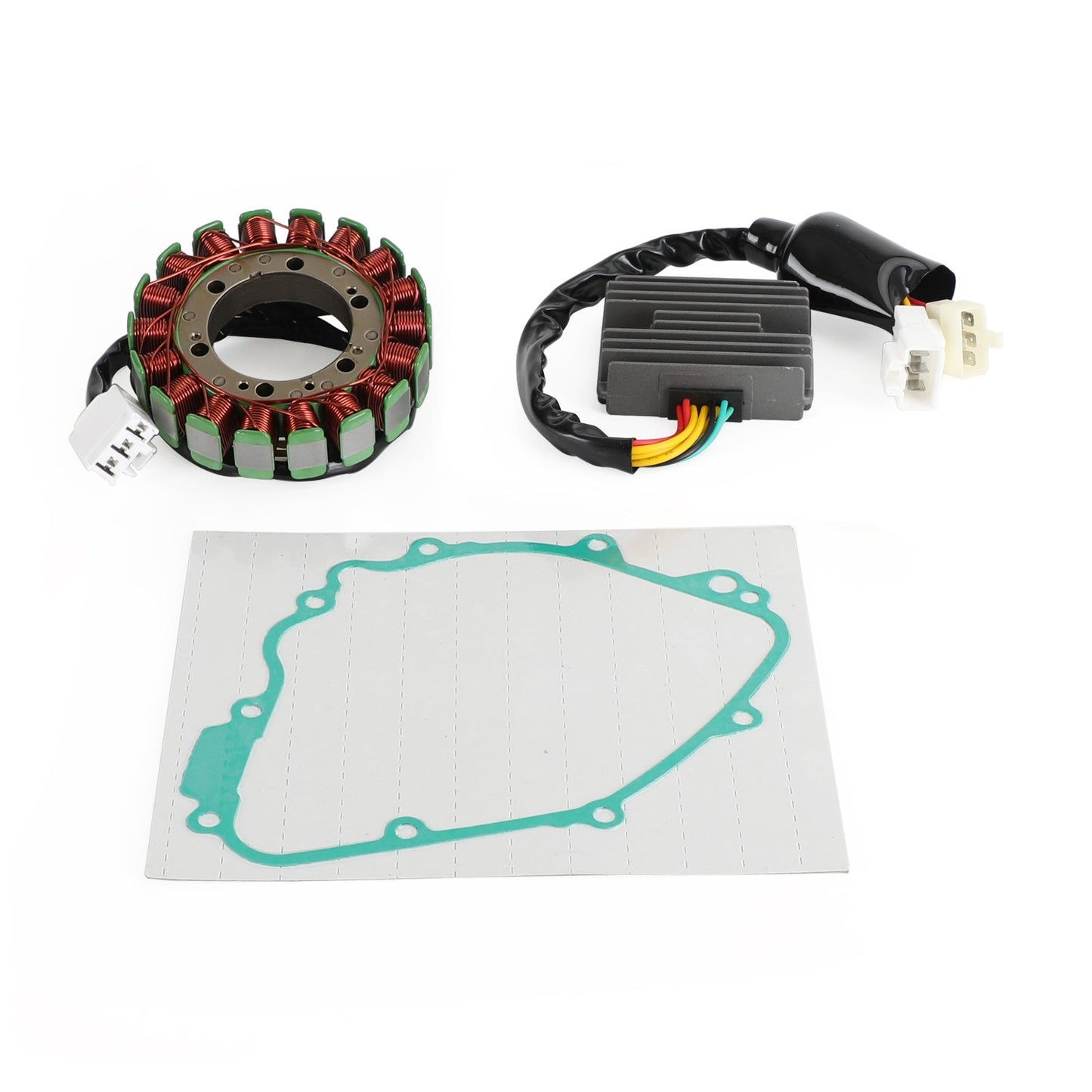 Magneto Coil Stator+Voltage Rectifier+Gasket For Honda CBR900RR CBR954RR 02-2003