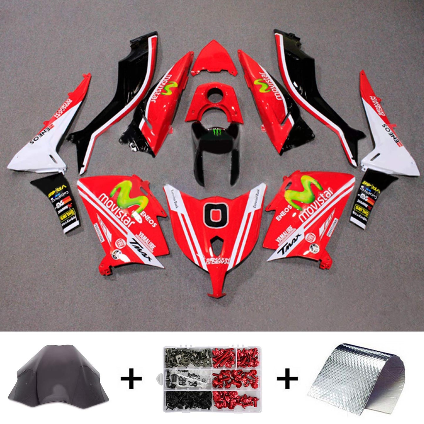 2012-2014 Yamaha T-Max TMAX530 Injection Fairing Kit Bodywork#133