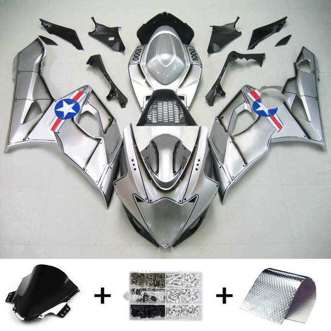 2005-2006 Suzuki GSXR1000 K5 Amotopart Injection Fairing Kit Bodywork Plastic ABS #102