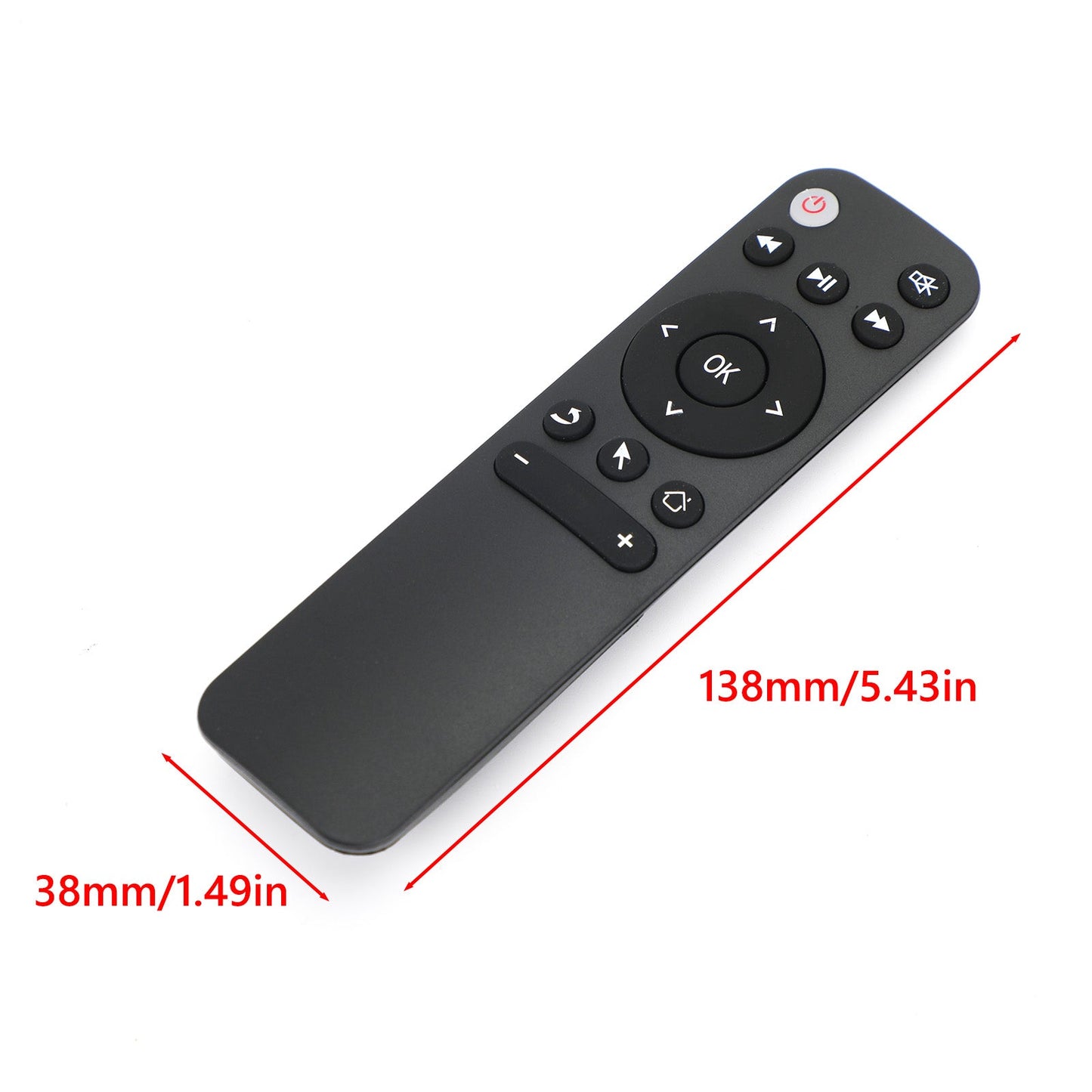 Bluetooth IR Learning Remote Control For Smart TV Box Projector TV Laptop Phone