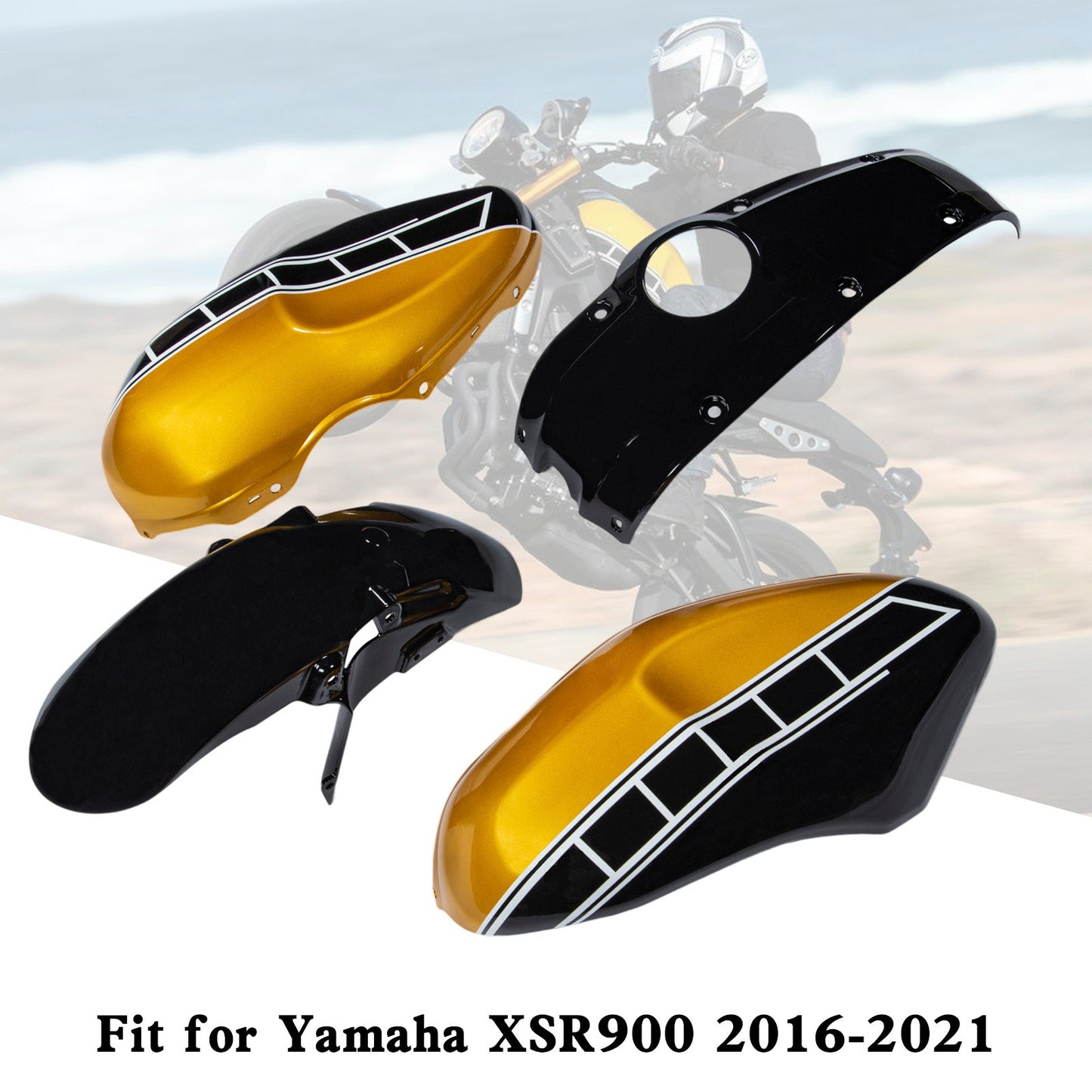 2016-2021 Yamaha XSR900 Injection ABS Plastic Bodywork Fairing Kit 001#