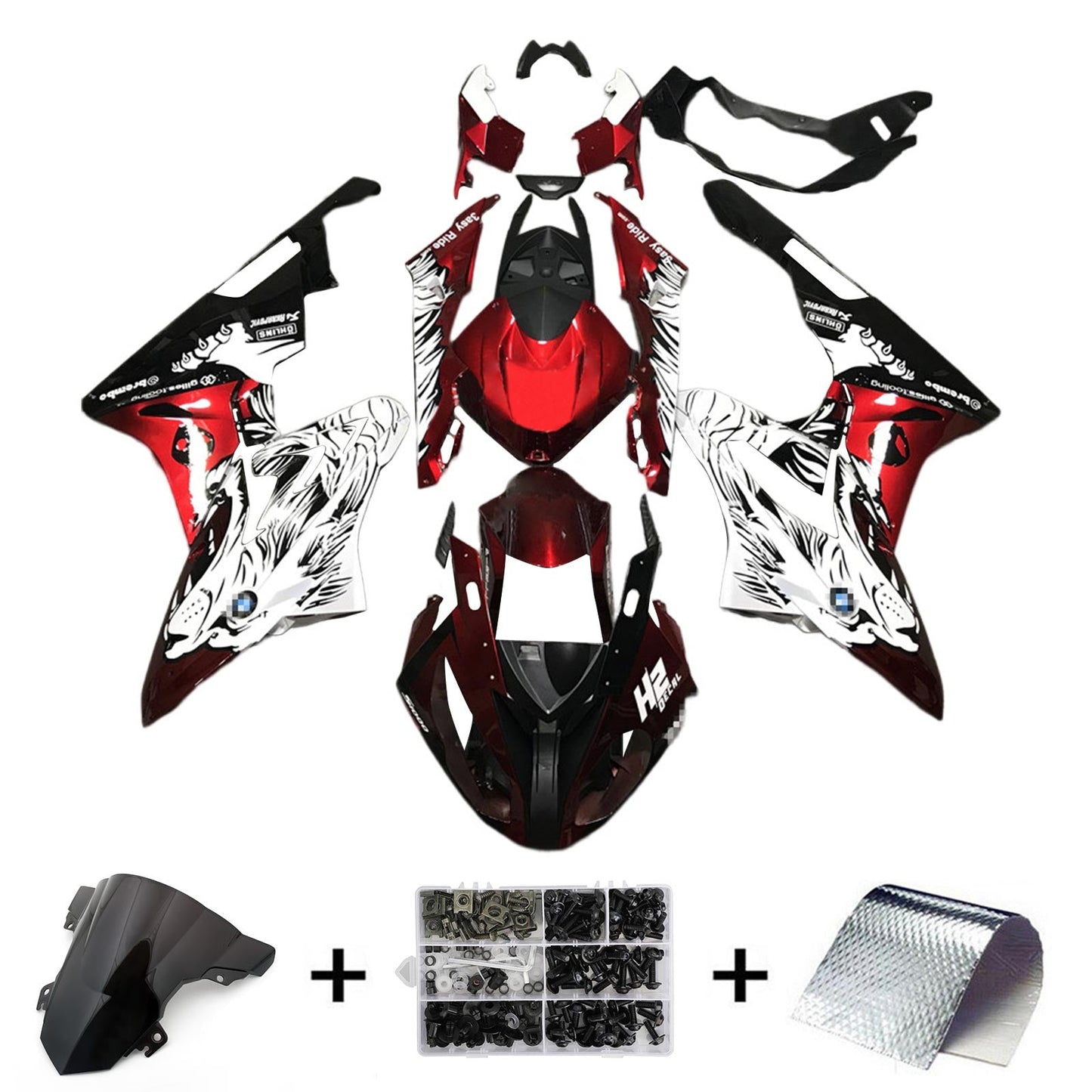 2015-2016 BMW S1000RR Fairing Kit Bodywork Plastic ABS