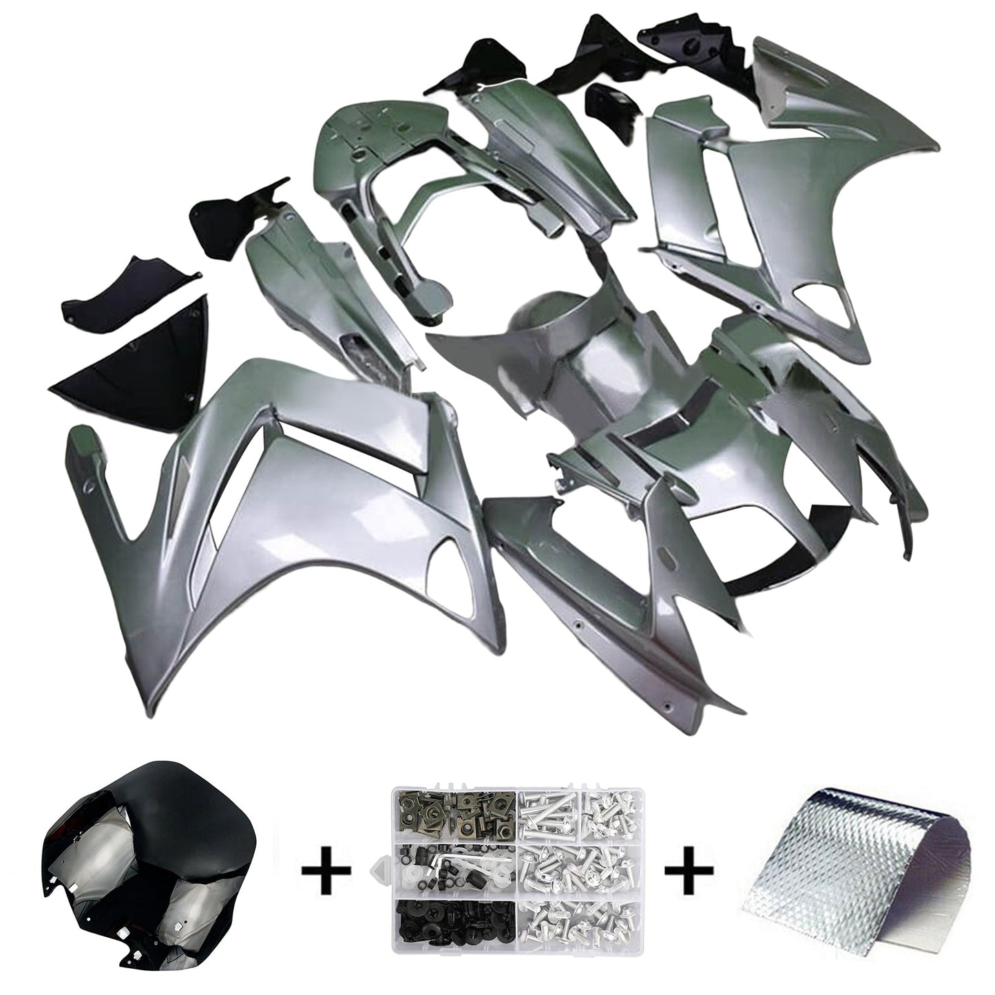 2007-2011 Yamaha FJR1300 Injection Fairing Kit Bodywork Plastic ABS #104