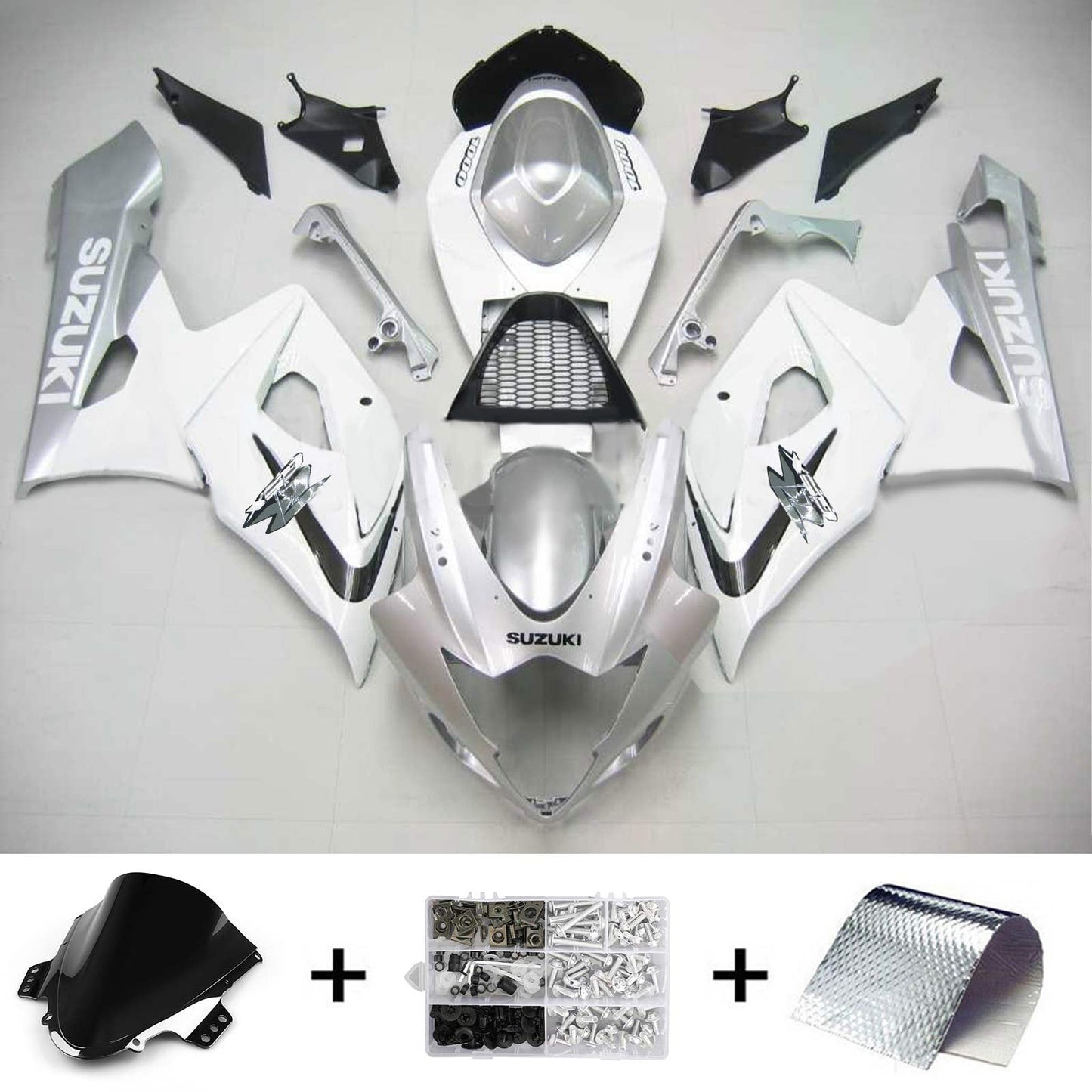 2005-2006 Suzuki GSXR1000 K5 Amotopart Injection Fairing Kit Bodywork Plastic ABS #116