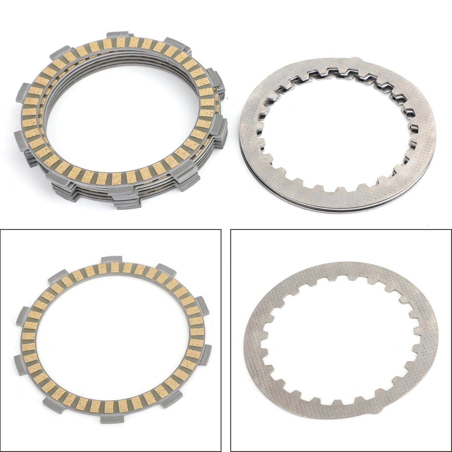 Clutch Plate Kit - Friction & Steel Plates For Yamaha TZR125 87-92