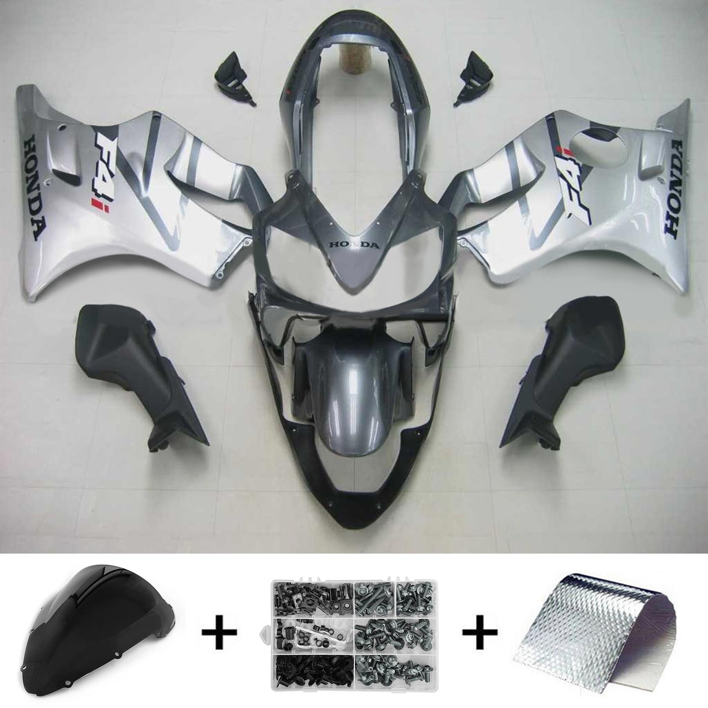 2004-2007 Honda CBR600 F4i Amotopart Injection Fairing Kit Bodywork Plastic ABS #117