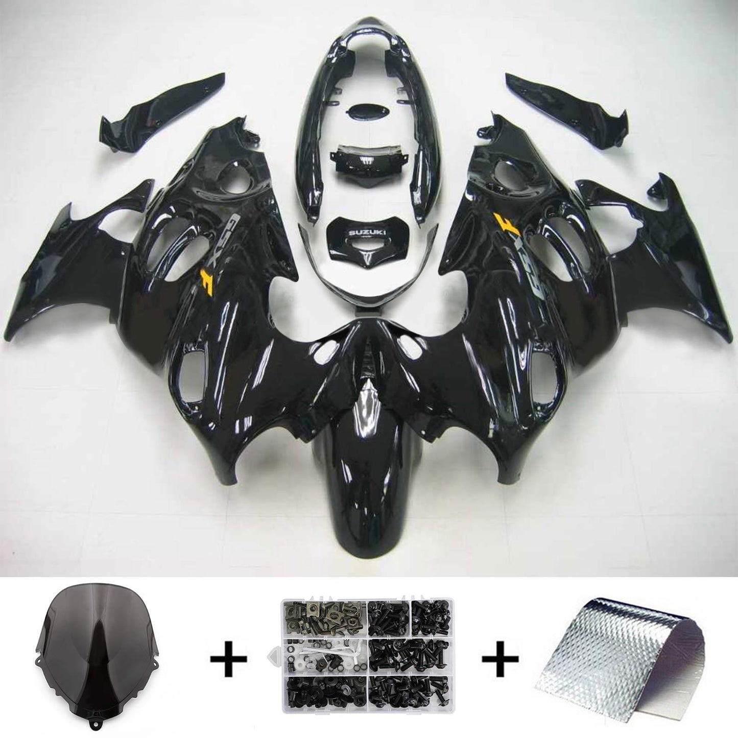 2005-2006 Suzuki Katana GSXF600 GSXF750 Amotopart Injection Fairing Kit Bodywork #124