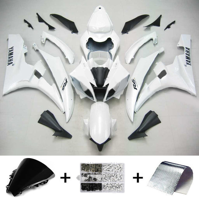 2006-2007 Yamaha YZF 600 R6 Amotopart Injection Fairing Kit Bodywork Plastic ABS #110