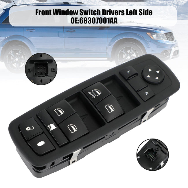 Front Window Switch Drivers Left Side 68307001AA for Dodge Journey 2017-2019