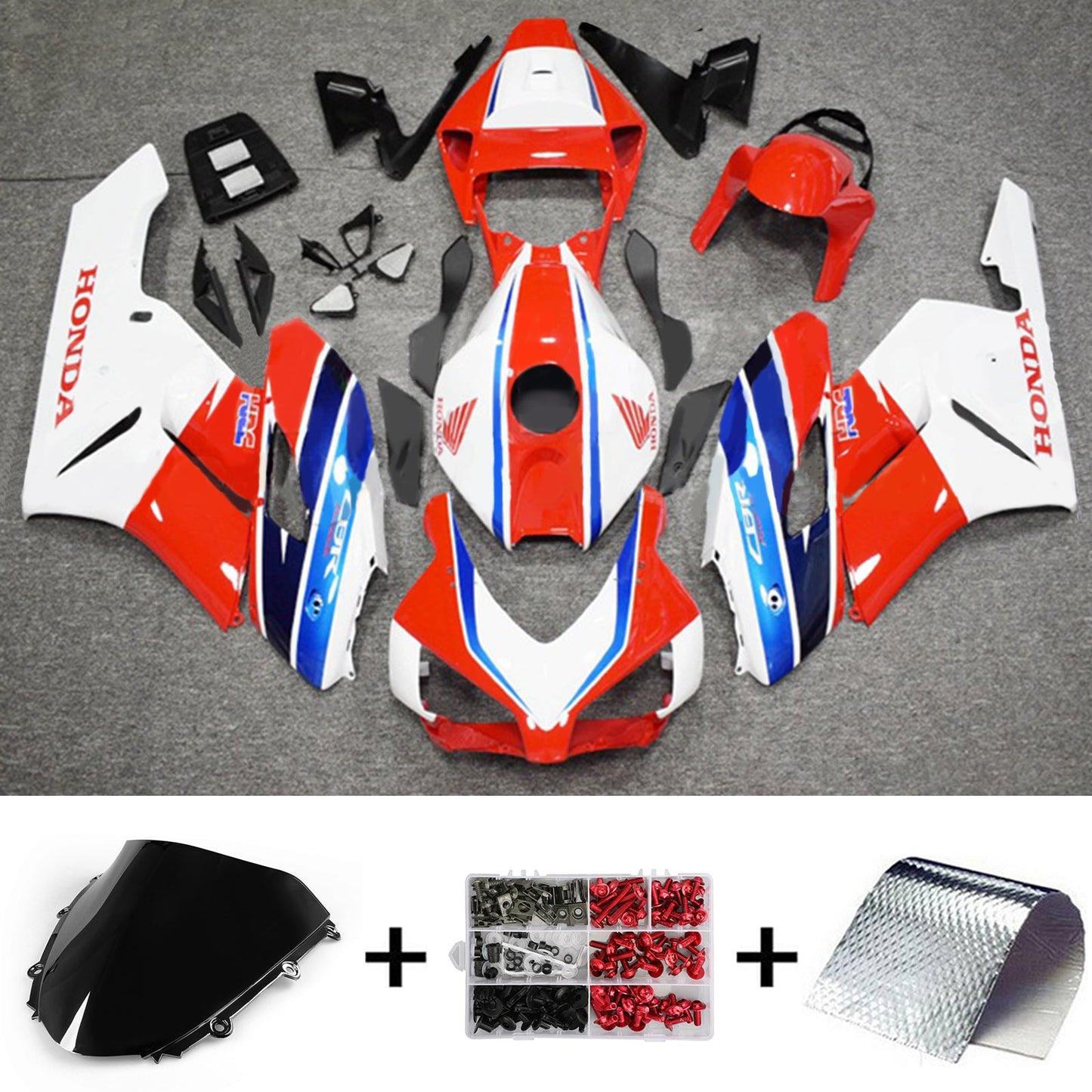 2004-2005 Honda CBR1000RR Injection Fairing Kit Bodywork Plastic ABS#179