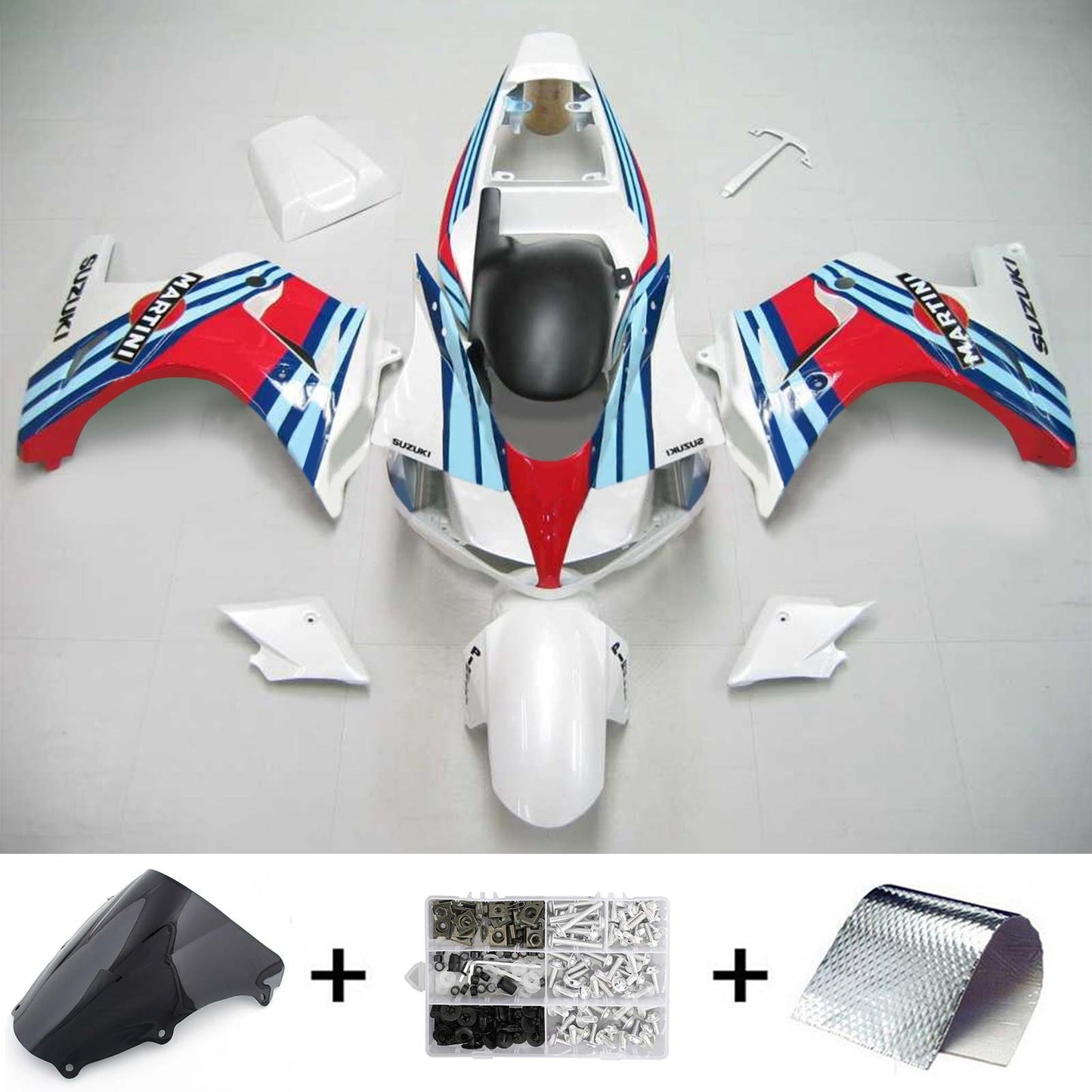 2003-2013 Suzuki SV650 Amotopart Injection Fairing Kit Bodywork Plastic ABS #101