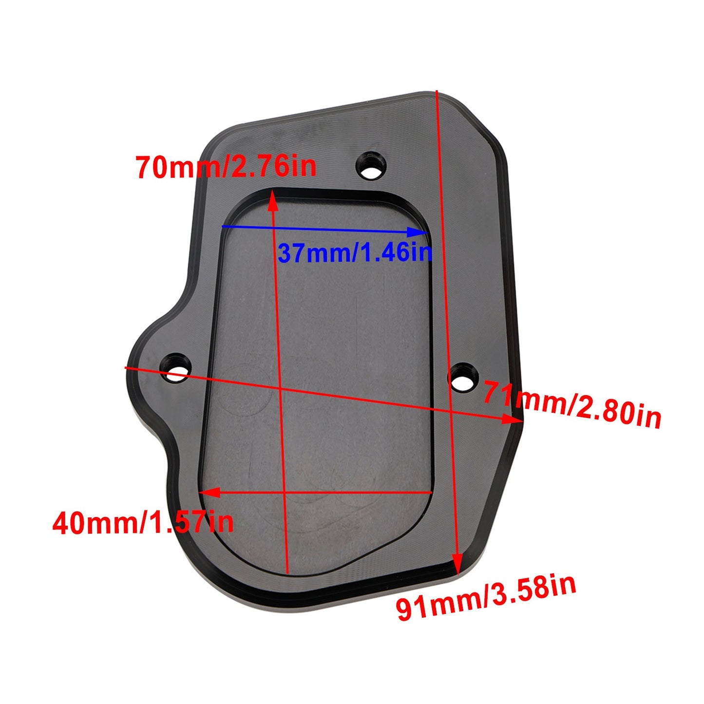 BMW F900R F900 R 2020 Motorcycle Kickstand Enlarge Plate Pad