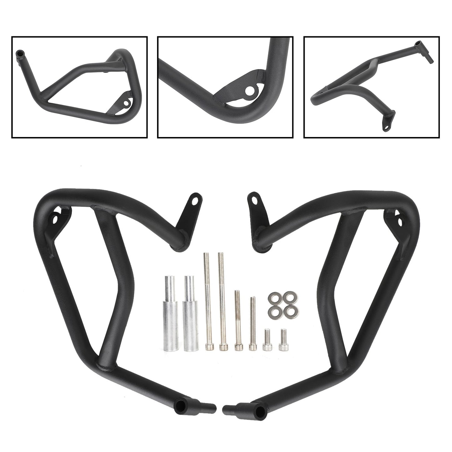 Lower Engine Guard Frame Crash Bar Steel Black For Bmw S1000Xr S 1000 Xr 21-22