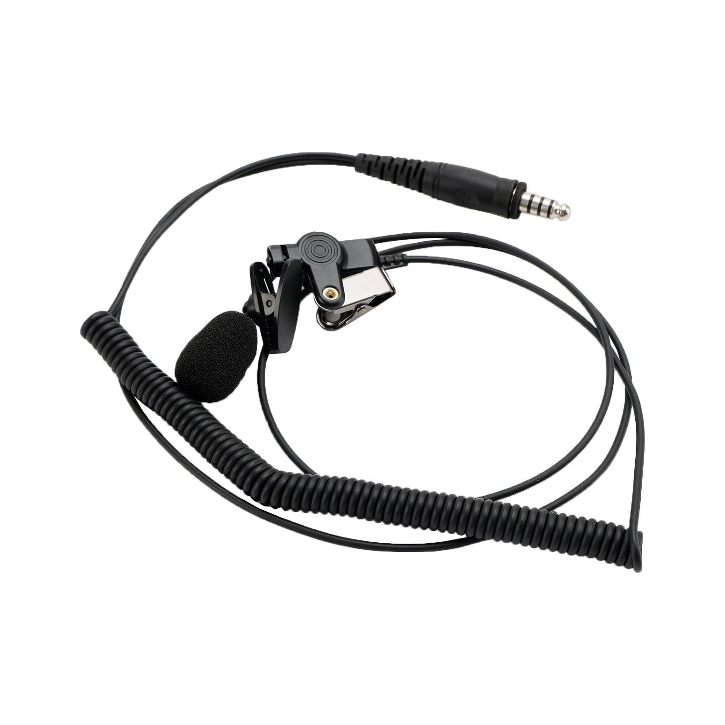 For DP3400 DP3600 APX4000 6-Pin U94 PTT 7.1-A3 Transparent Tube Headset with Mic