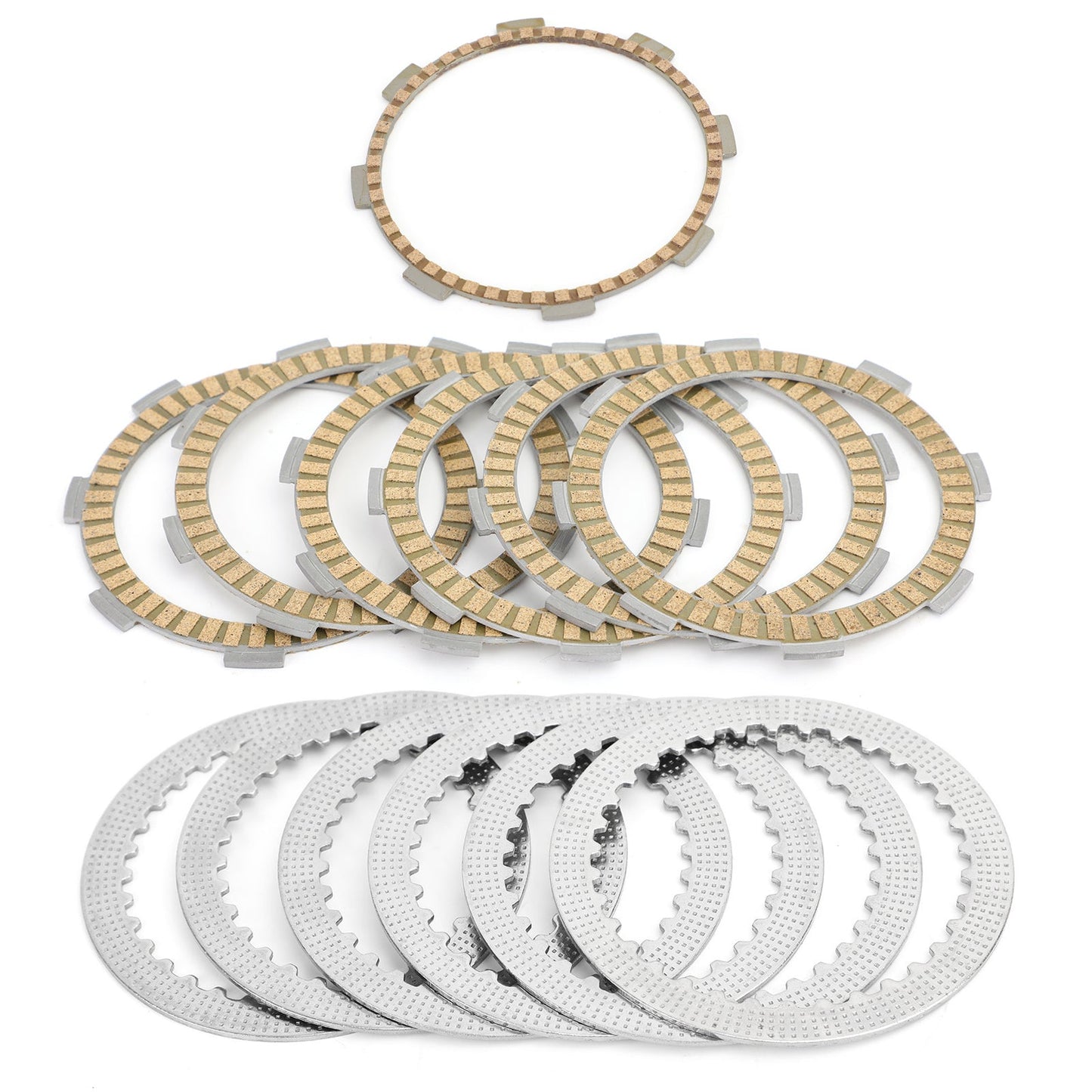 Clutch Plate Kit - Friction & Steel Plates For Honda CB250 Hornets 250 CBR250 MC19 CBR250 MC22 VTZ250 H/J/K VT250 FL Spada/Castec VTR250 Interceptor VTR MC15 VTR250 Interceptor VTR MC33