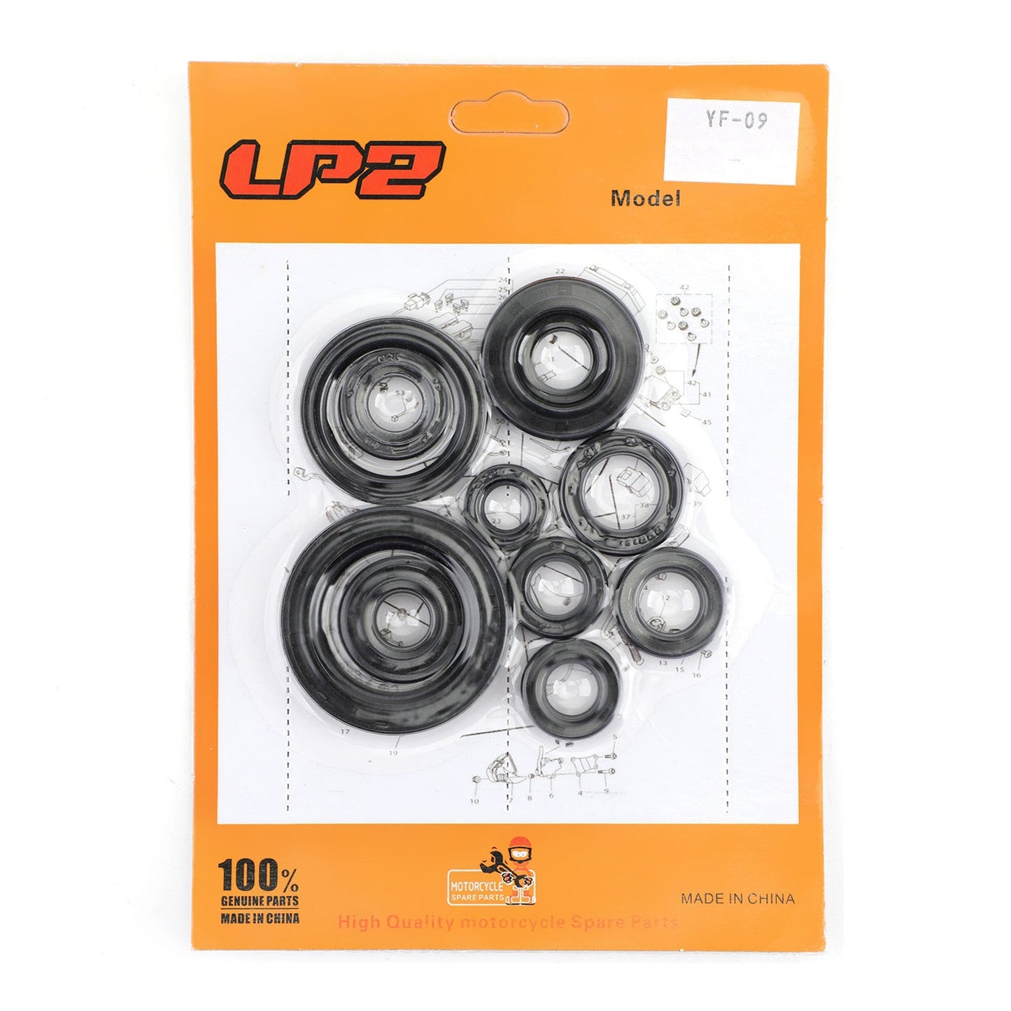 11pcs Engine Oil Seal Kit for Honda CR125R CR125 CR 125 125R 2004-2007