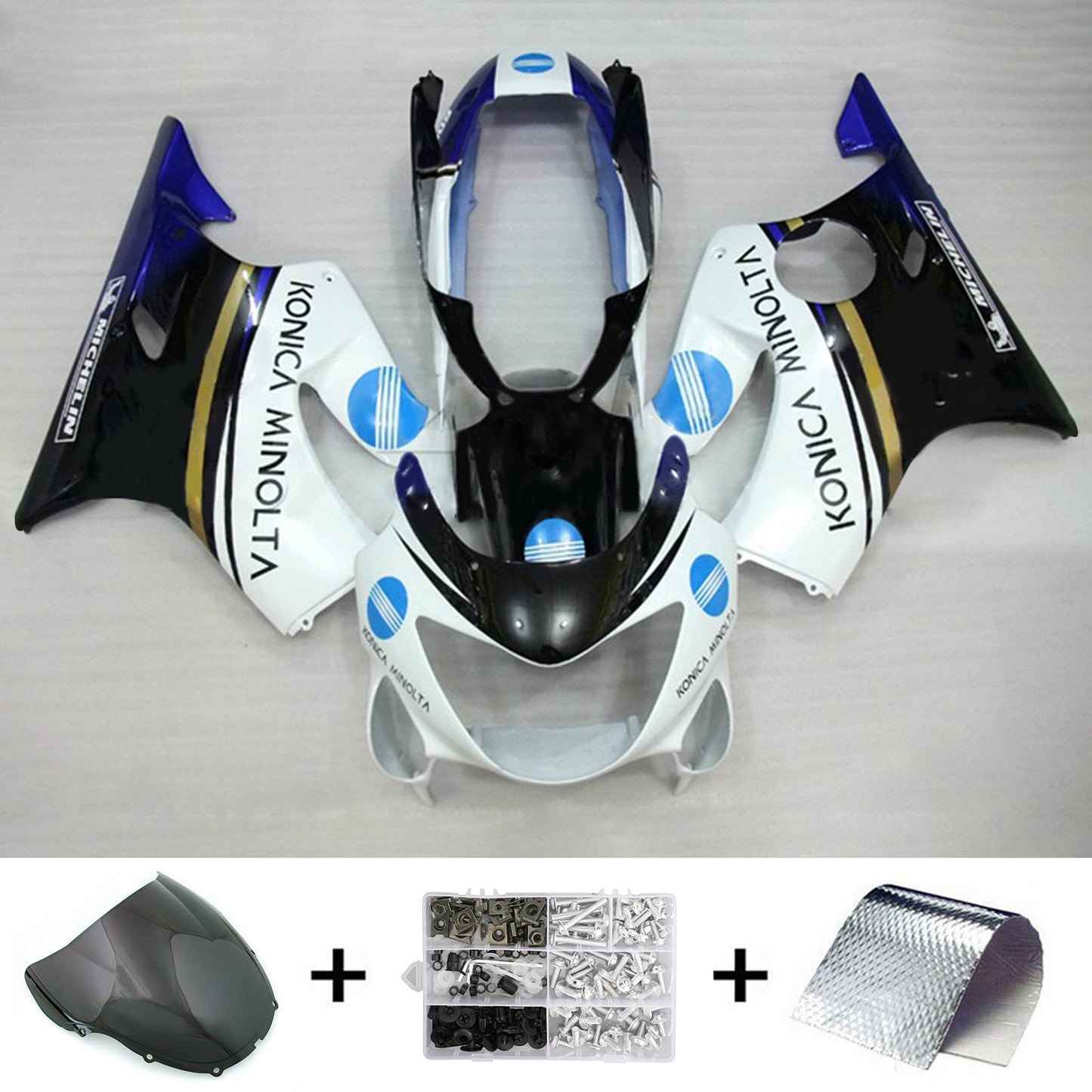 1999-2000 Honda CBR600 F4 Injection Fairing Kit Bodywork Plastic ABS#131