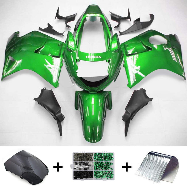 1996-2007 Honda CBR1100XX SuperBlackBird Amotopart Injection Fairing Kit Bodywork ABS #112