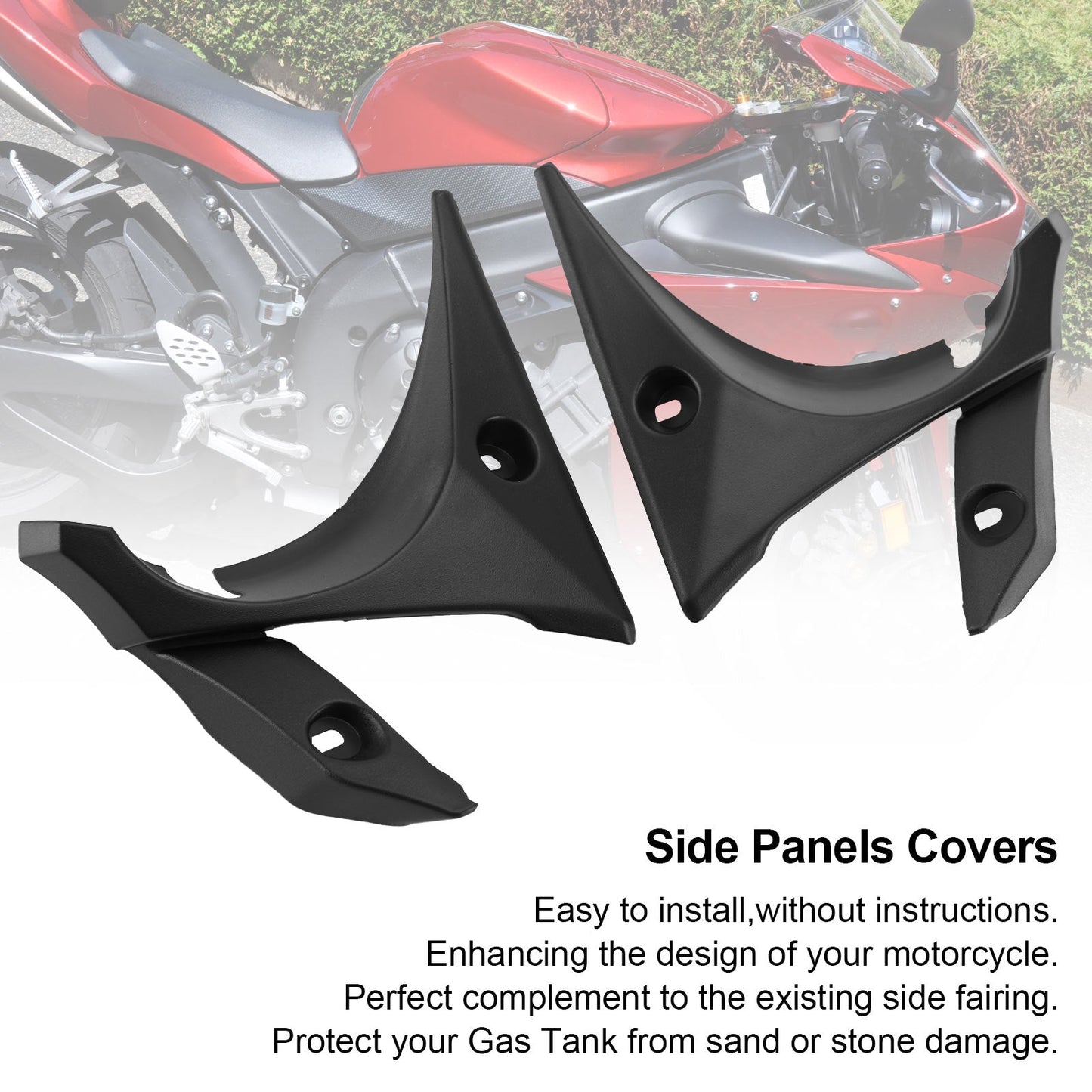 Inner Side Trim Panel Cover Fairing Cowl for Yamaha YZF R1 2004-2006